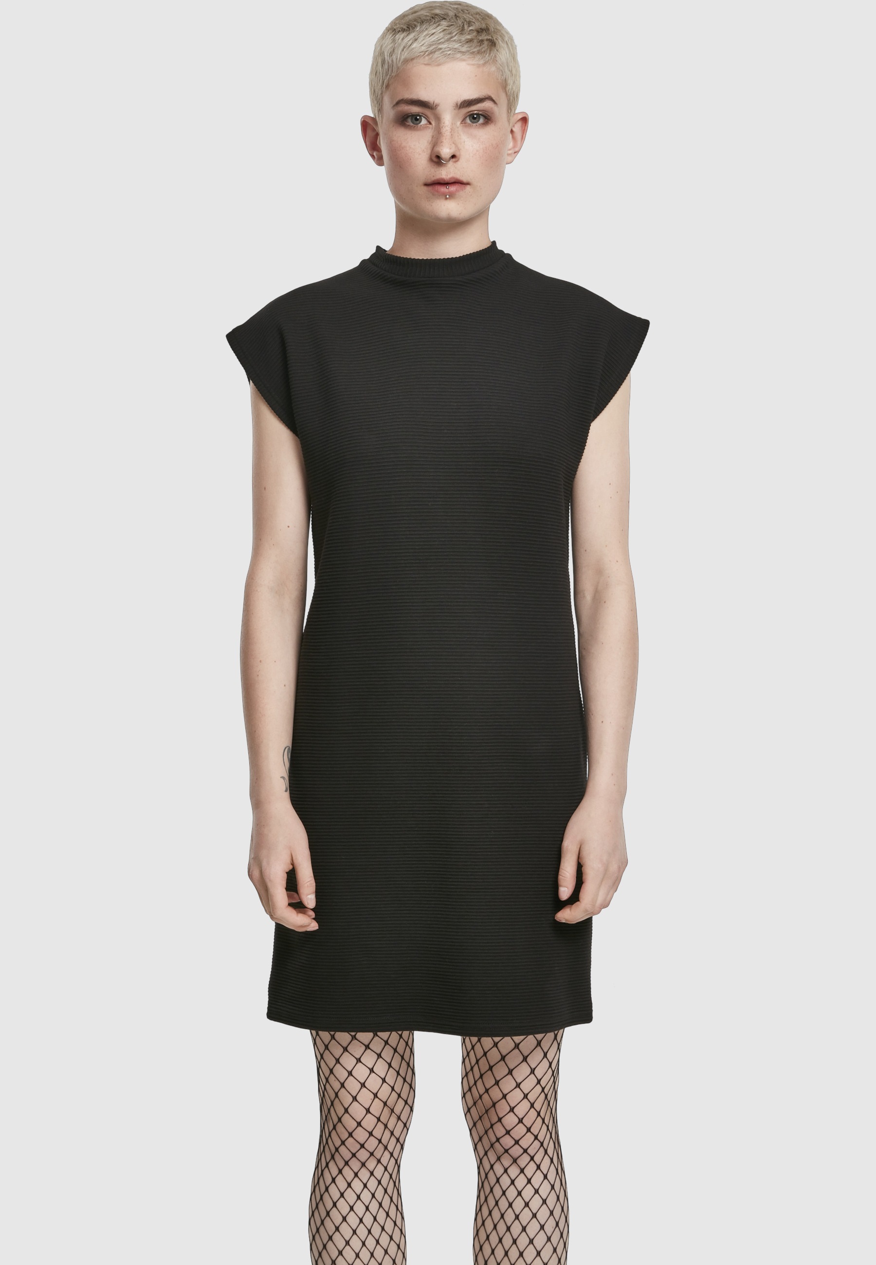URBAN CLASSICS Shirtkleid »Urban Classics Damen Ladies Naps Terry Extended Shoulder Dress« 1 Stk. tlg.
