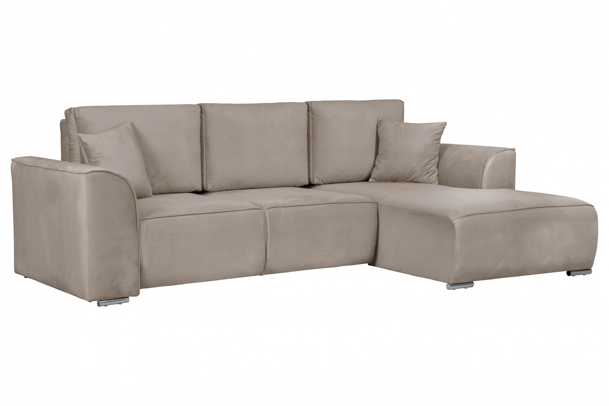 INOSIGN Ecksofa »BEATRICE optionale Schlafsofa mit Bettkasten, B/T/H: 265/170/86 cm«, L-Form, wahlweise auch mit Bettfunktion und Bettkasten