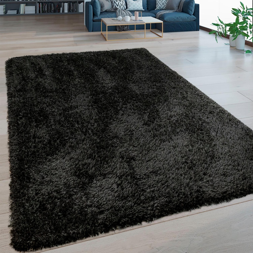 Paco Home Hochflor-Teppich »Bamba 410«, rechteckig