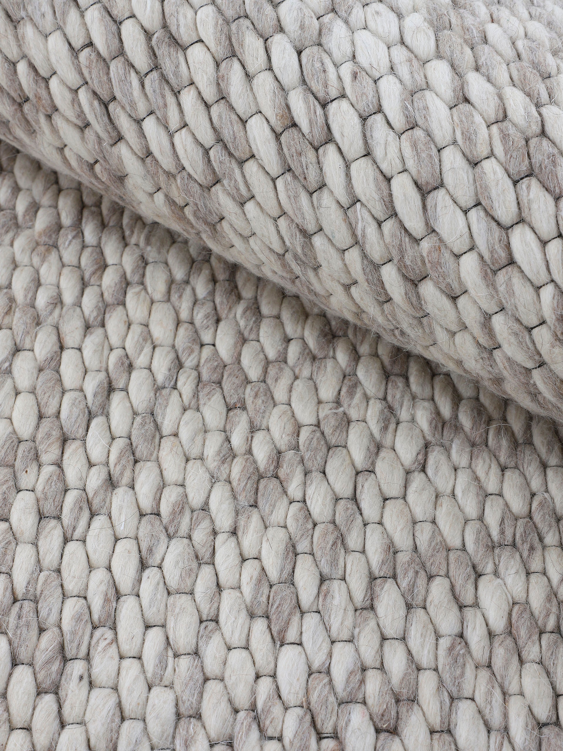 carpetfine Läufer »Sina«, rechteckig, 14 mm Höhe, Handweb Teppich, reine Wolle, meliert, handgewebt, weich & kuschelig