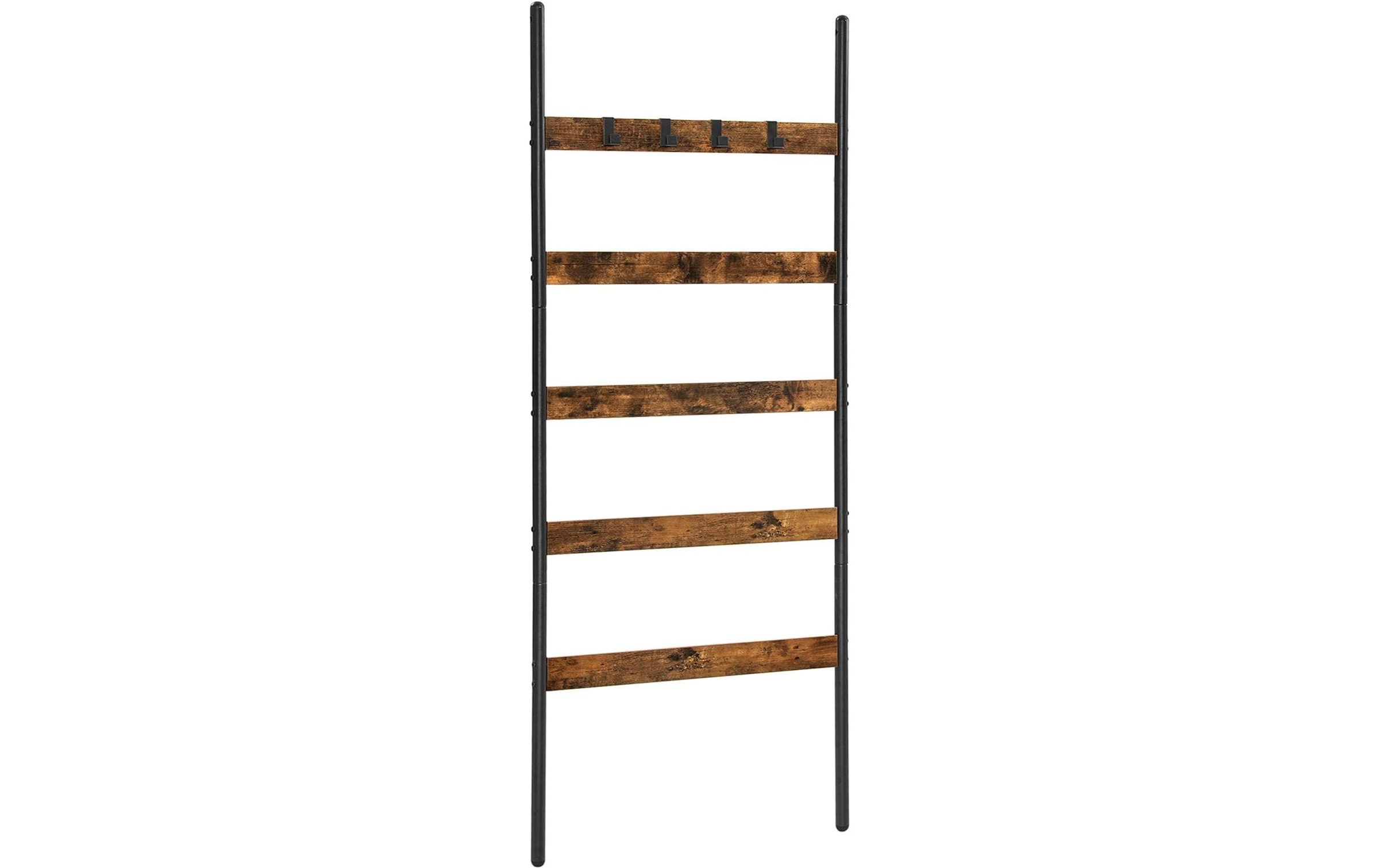 VASAGLE Regal »65 x 178 cm Braun/Schwarz«