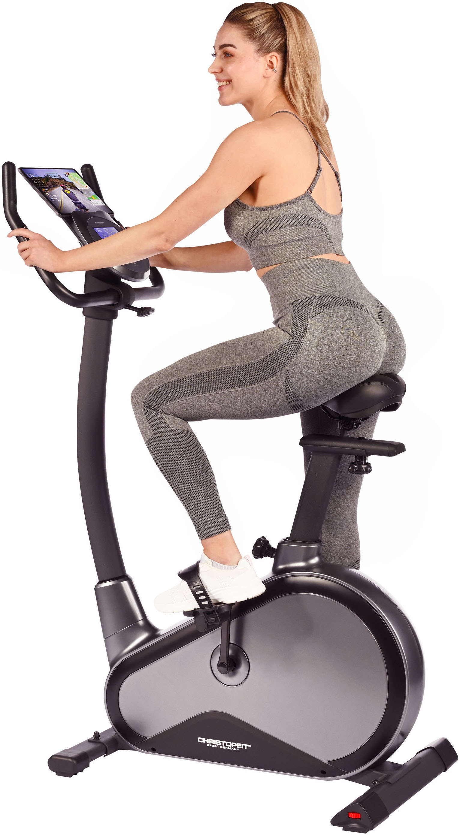 Christopeit Sport® Ergometer »EM 8000«, (Kinomap App kompatibel), Kinomap App kompatibel