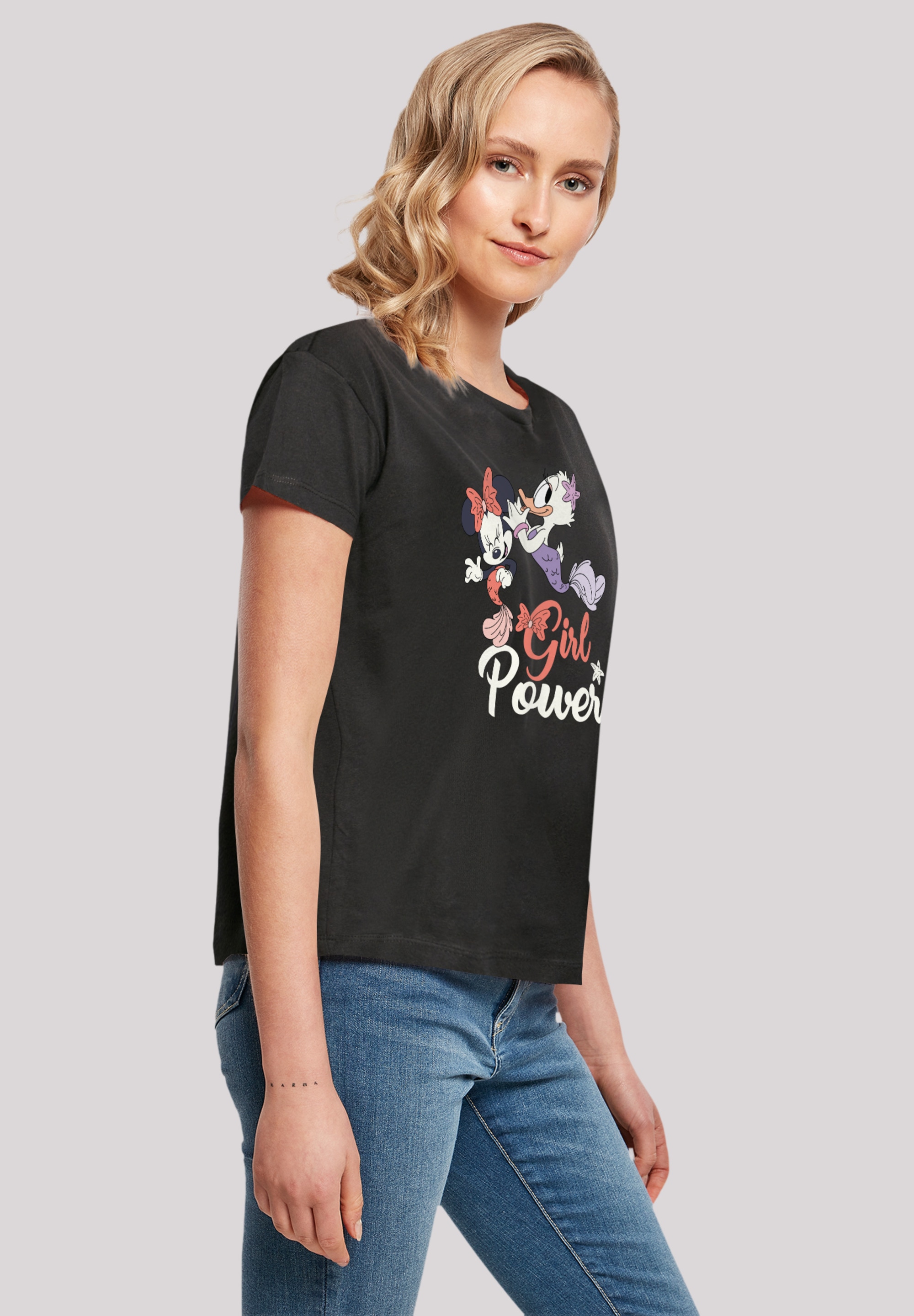 F4NT4STIC T-Shirt »Disney Minnie Maus & Daisy Girl Power«, Premium Qualität  für bestellen | BAUR