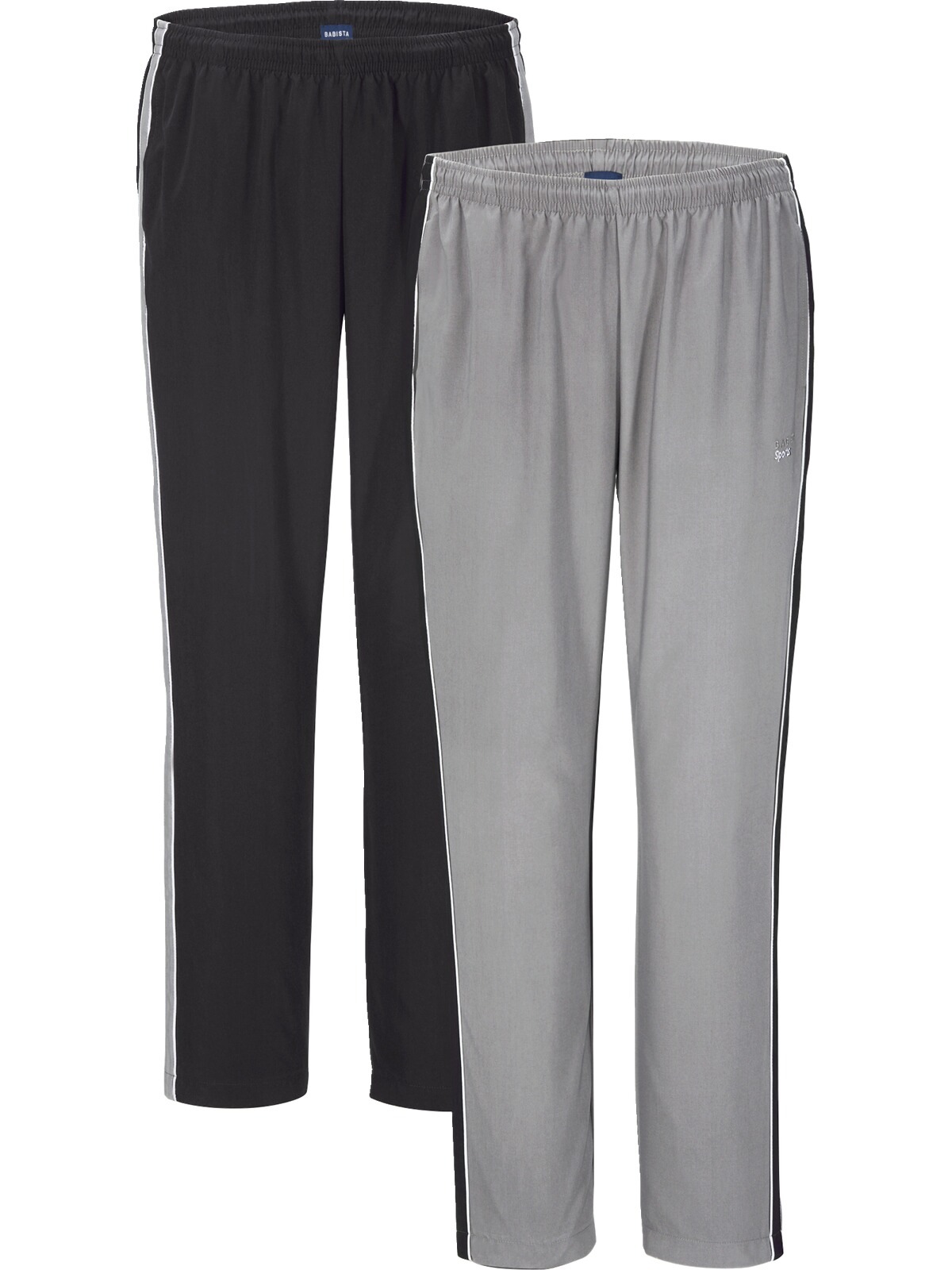 Bellaverti Men's Jogging Pants Grey/Black 2-Pack Size 31 2
