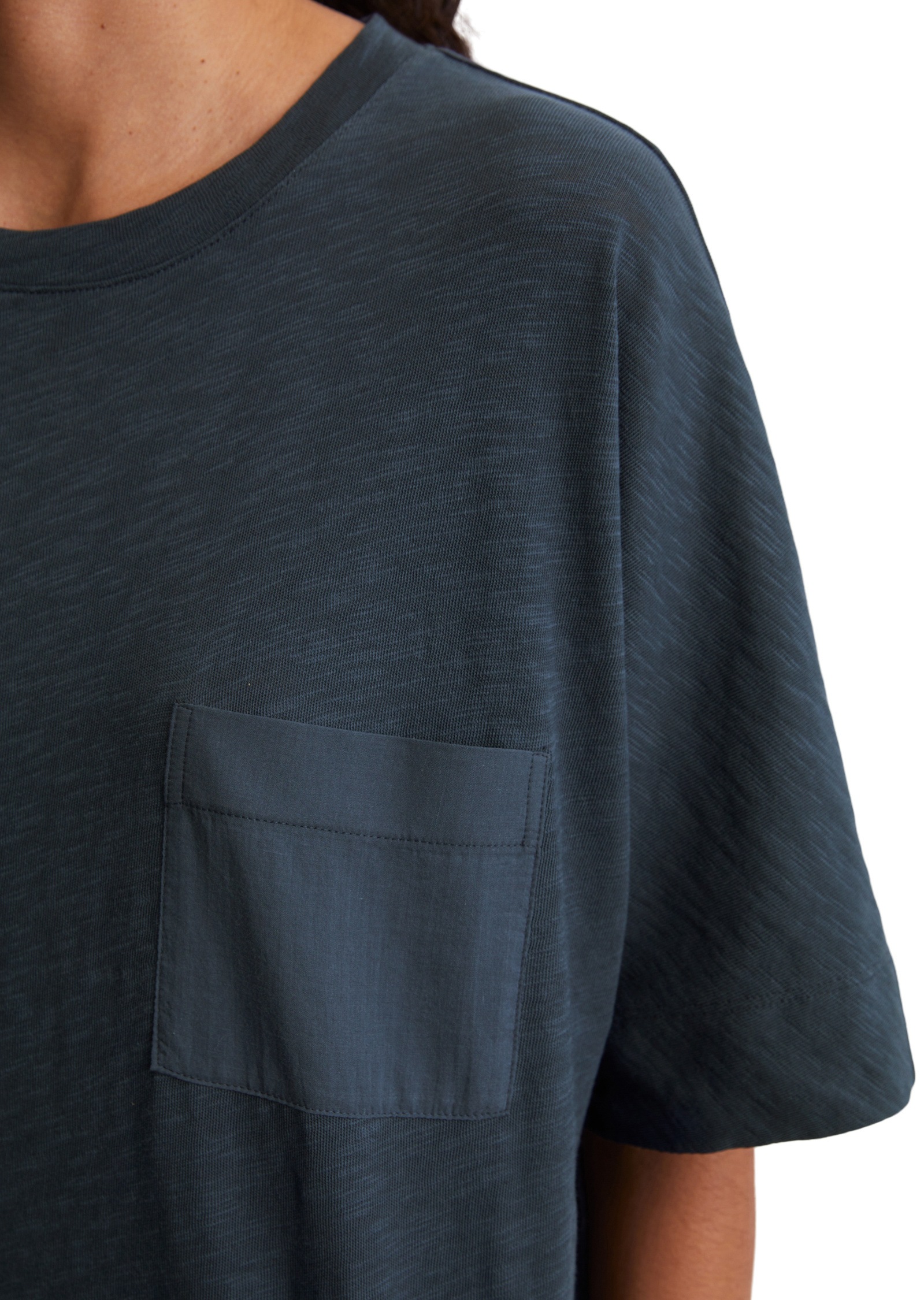 Marc O'Polo T-Shirt »mit gewebter Brusttasche«