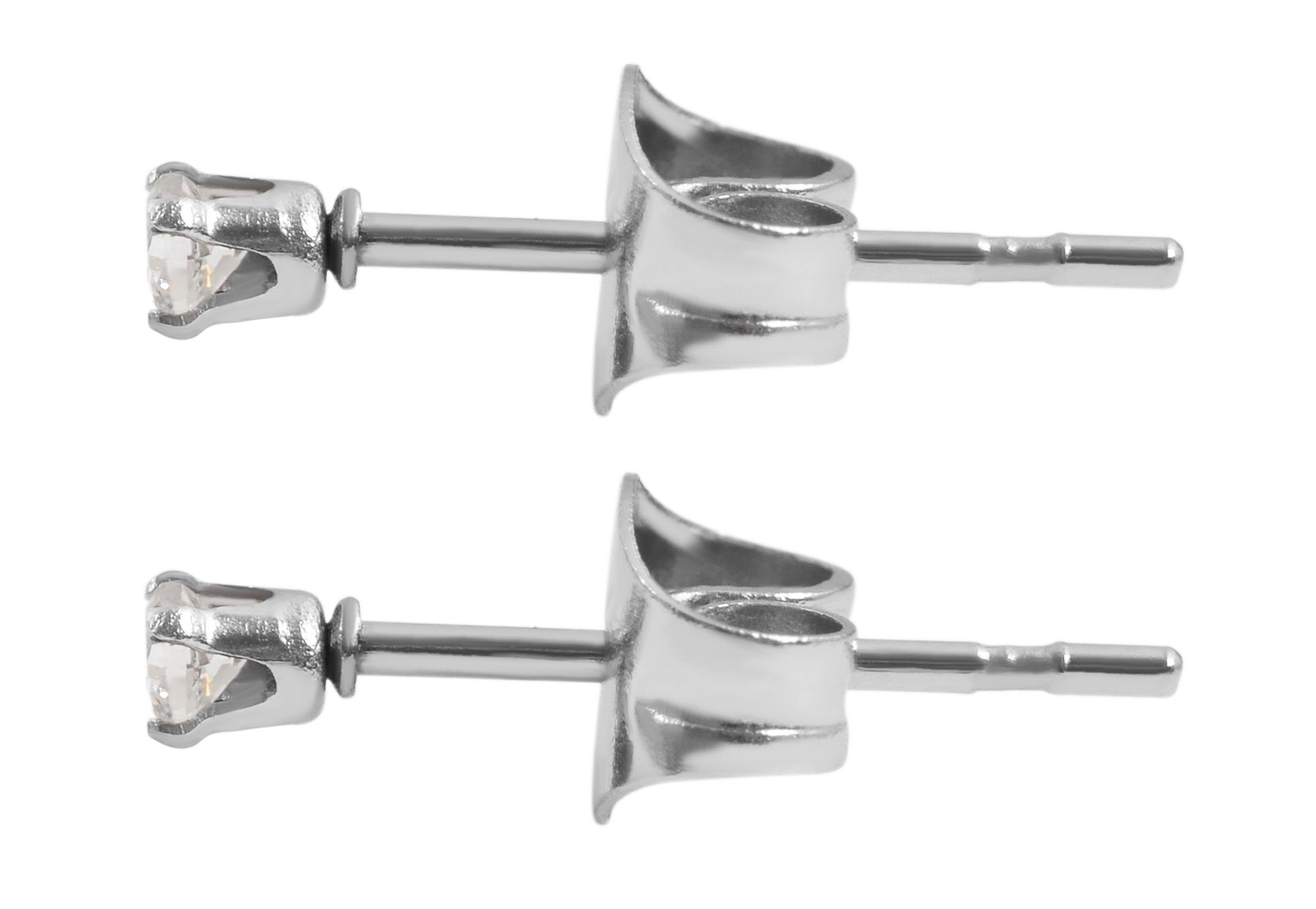 Adelia´s Paar Ohrhänger »Mädchen Ohrringe – Ohrstecker aus Edelstahl mit Zirkonia« Ideal als Geschenk für besondere Anlässe