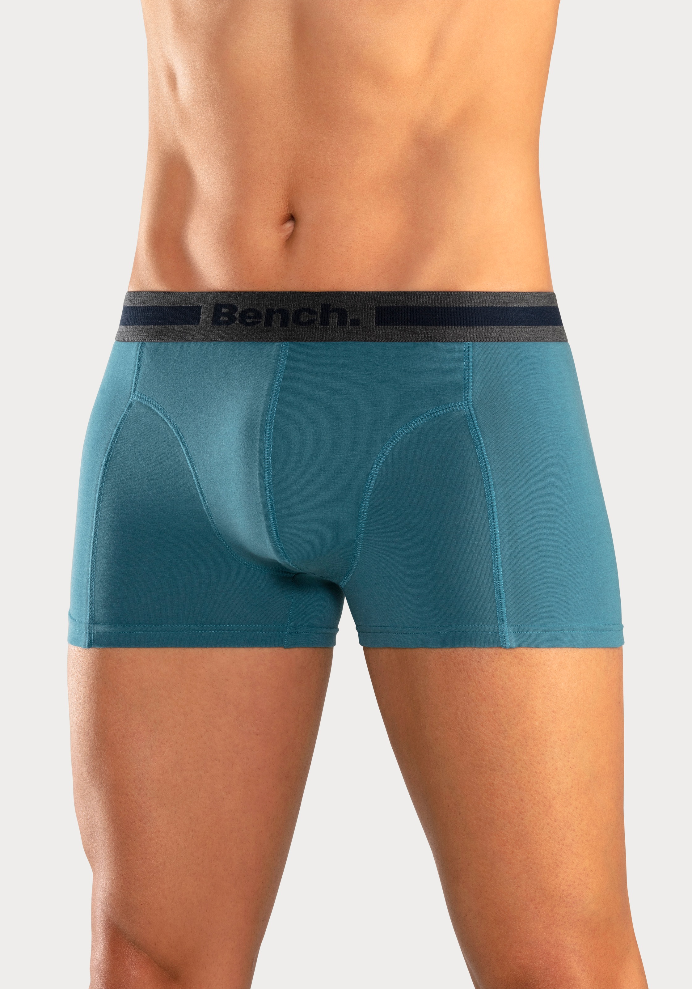 Bench. Boxer "Boxershorts für Herren" Packung, 4 Stk. Unterhosen mit Overlo günstig online kaufen