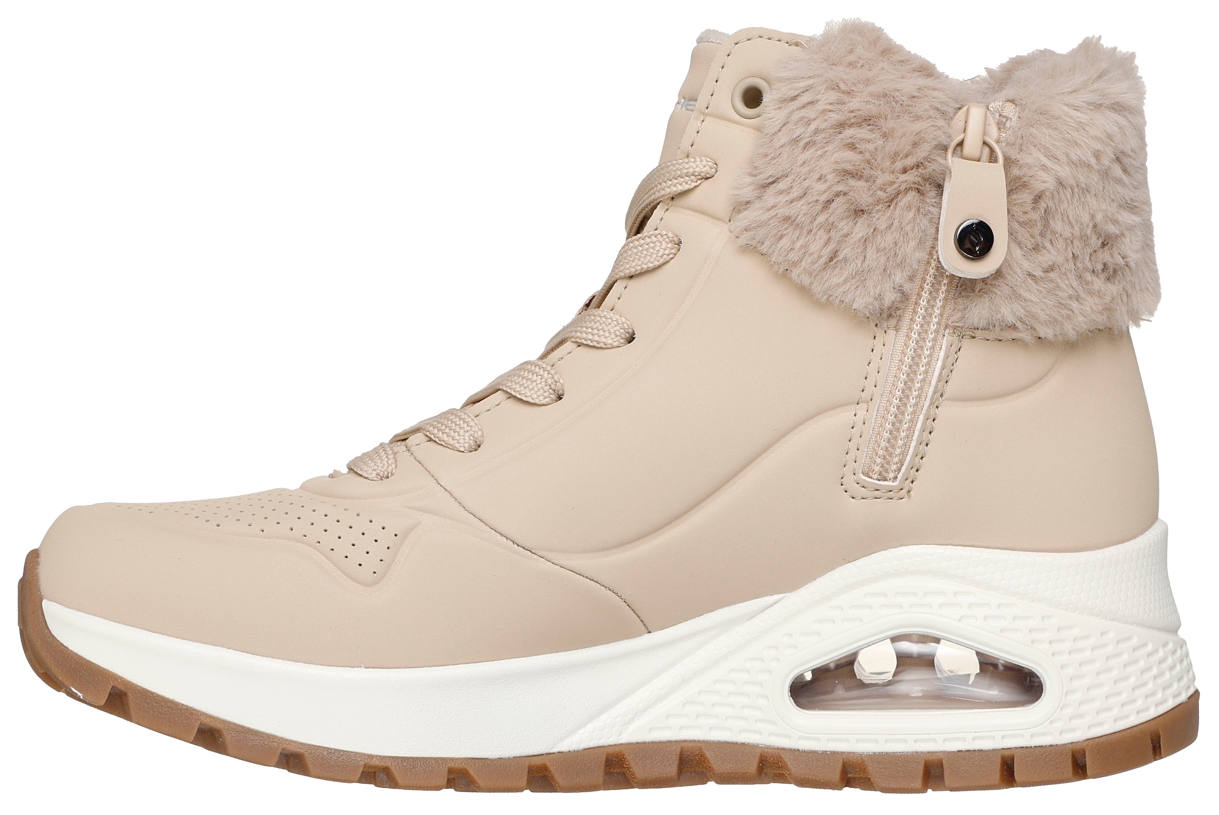 Skechers Schnürboots »UNO RUGGED - FALL AIR«, Winterboots mit Air-Cooled Memory Foam® Komfort-Innensohle