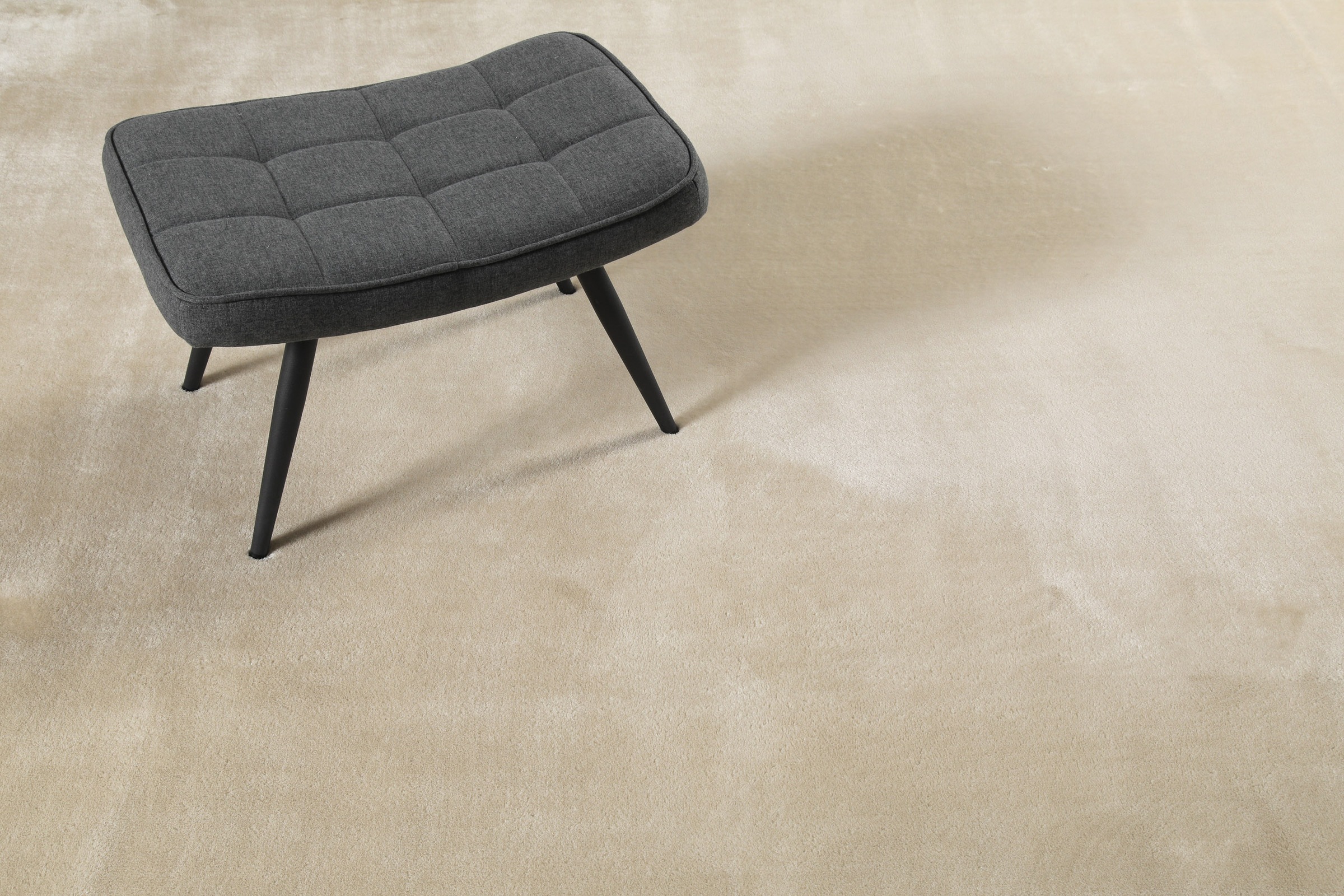 Wecon home Hochflor-Teppich »Eriksson«, rechteckig, 25 mm Höhe, Hochflor, besonders weich, robust, Wohn- & Schlafzimmer, Uni-Farben