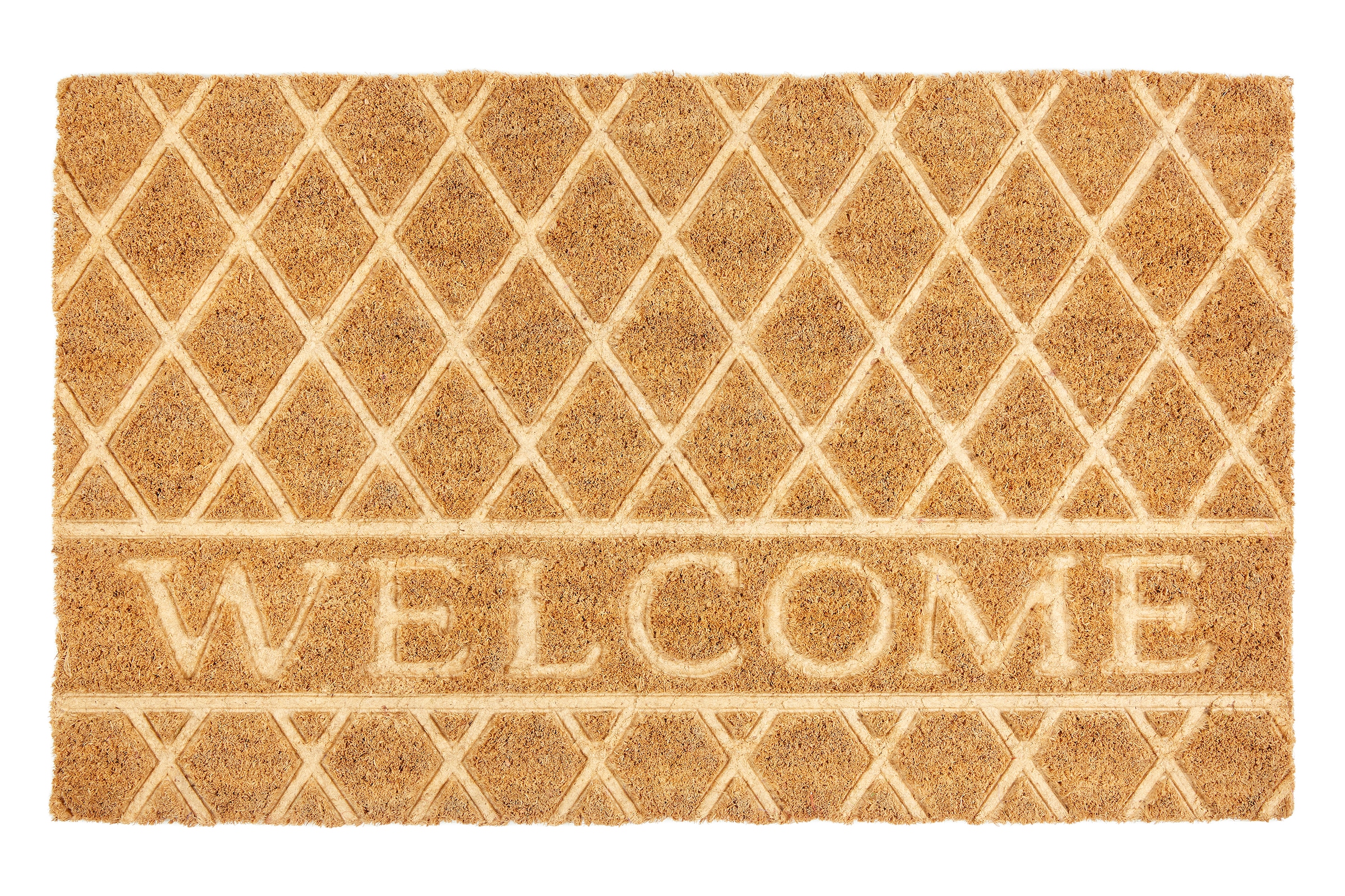 ASTRA Fußmatte "Coco Shape, Welcome" Türmatte, Kokos, schmutzabweisend, rut günstig online kaufen