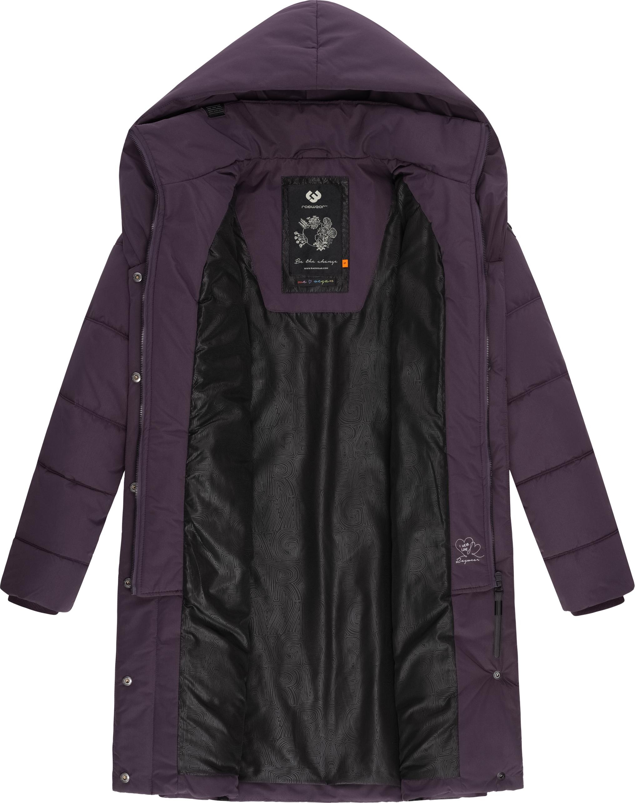 Ragwear Steppmantel »Natalka«, stylischer, gesteppter Winterparka mit gefütterter Kapuze