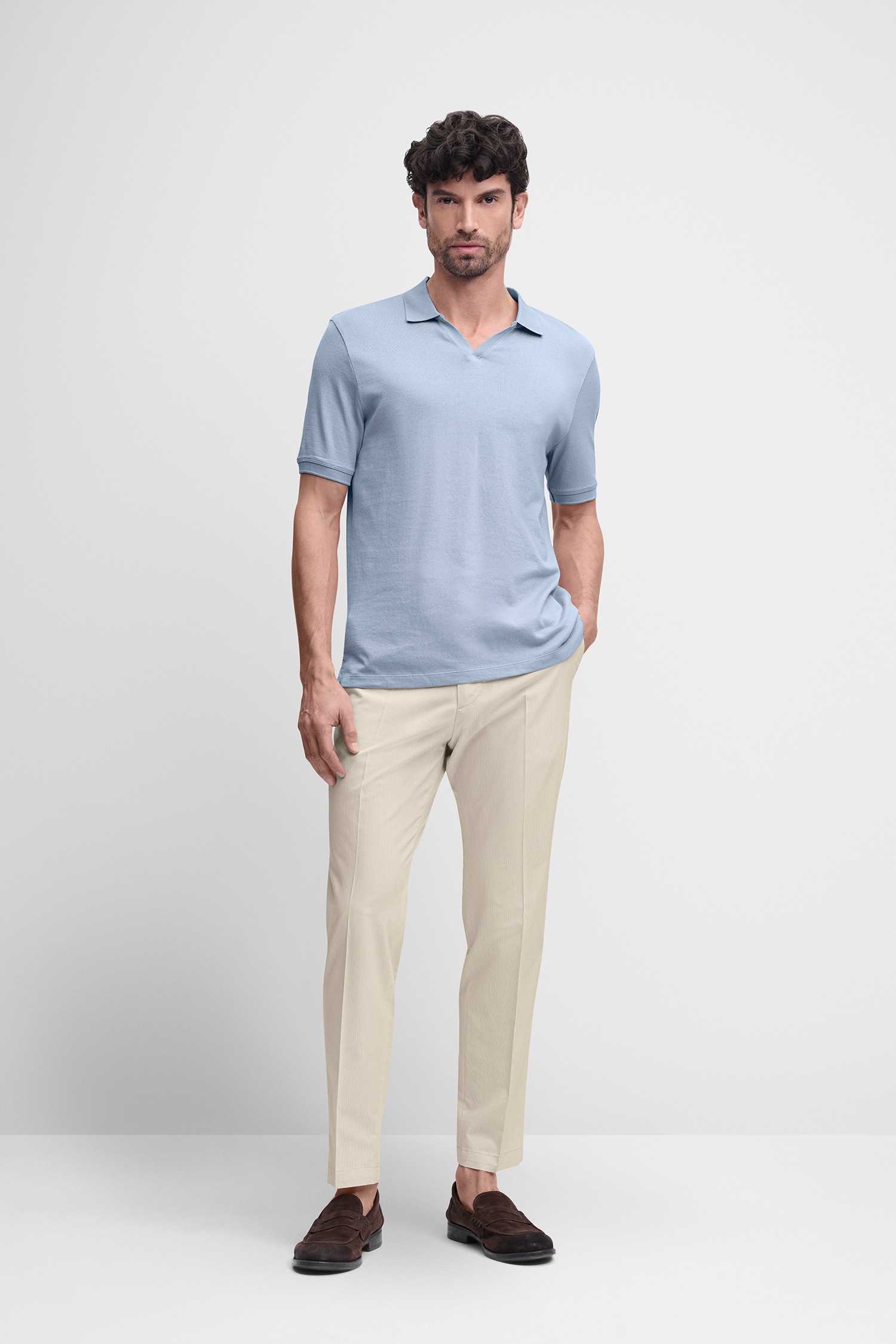 Cinque Poloshirt »CIBOLL« Polokragen, offene Knopfleiste, Relaxed Fit