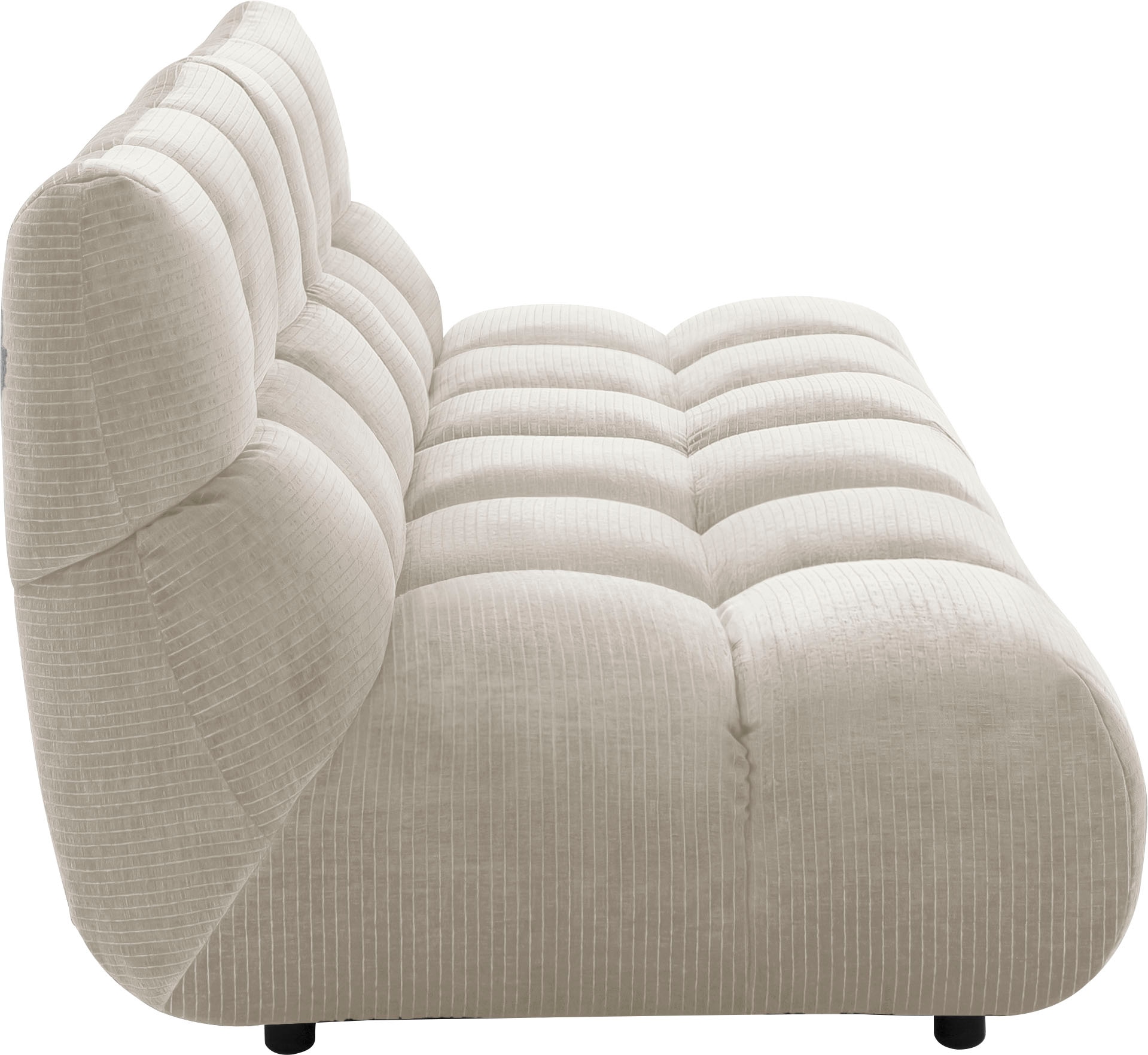 Home affaire 3-Sitzer »Cozy Bubble, mit eleganter Steppung, Breite 220cm« stilvolles Design & hoher Sitzkomfort für dein Zuhause