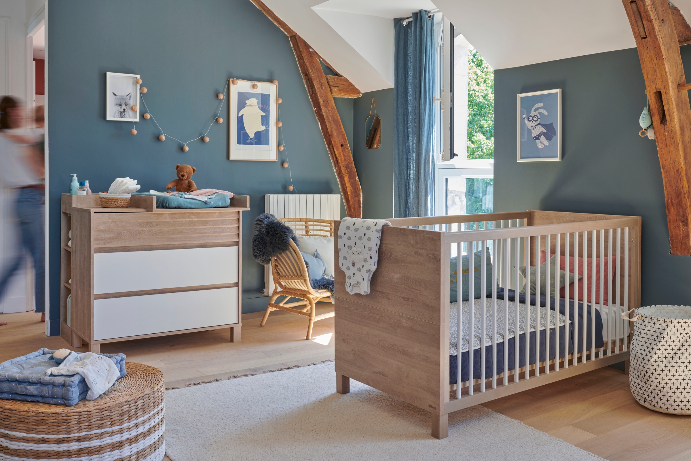 Gami Babybett "Babybett Achille" Zum „Little Bed“ umbaubar mit 140 cm Umbau günstig online kaufen