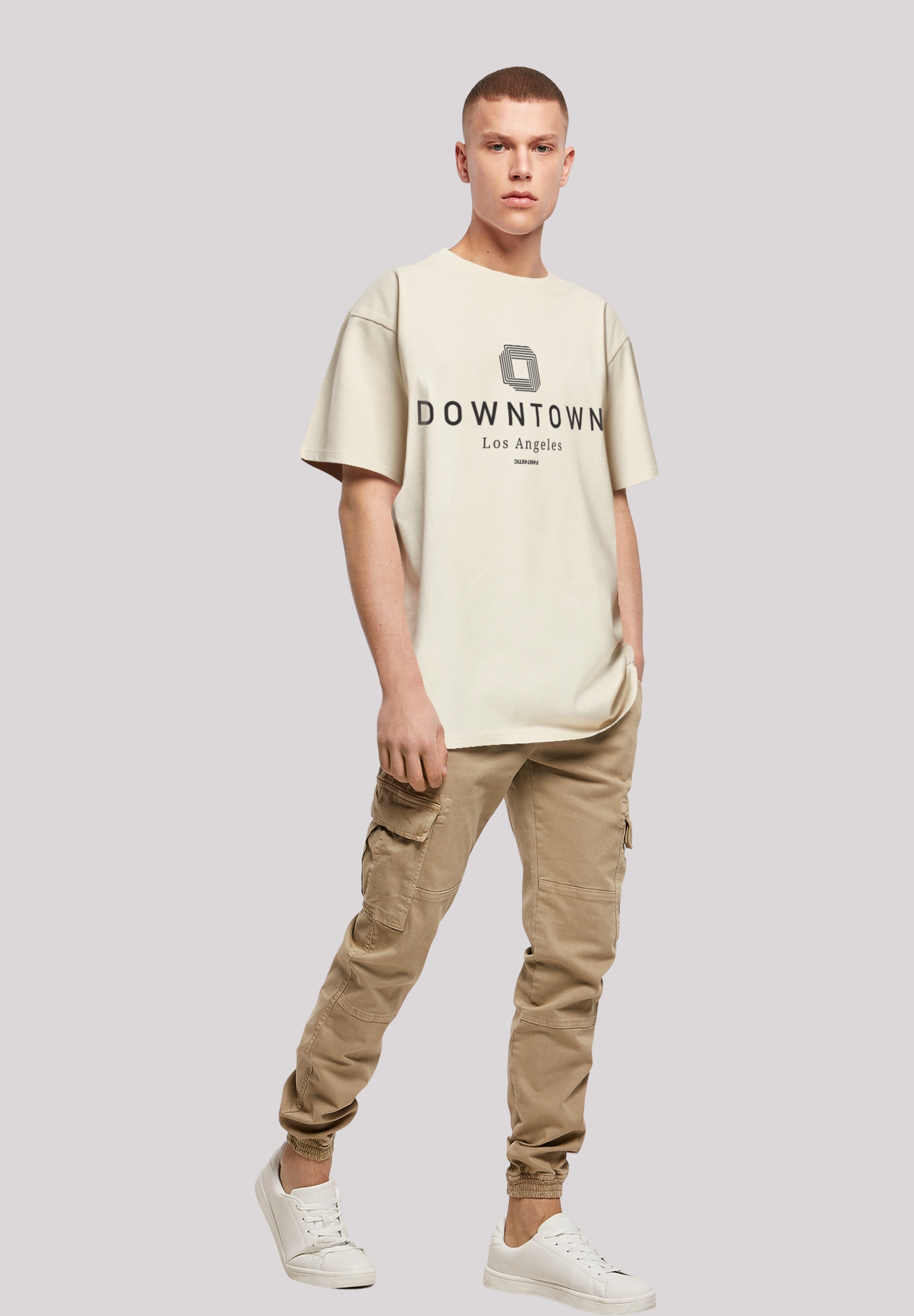 F4NT4STIC T-Shirt »Downtown LA OVERSIZE TEE«, Print