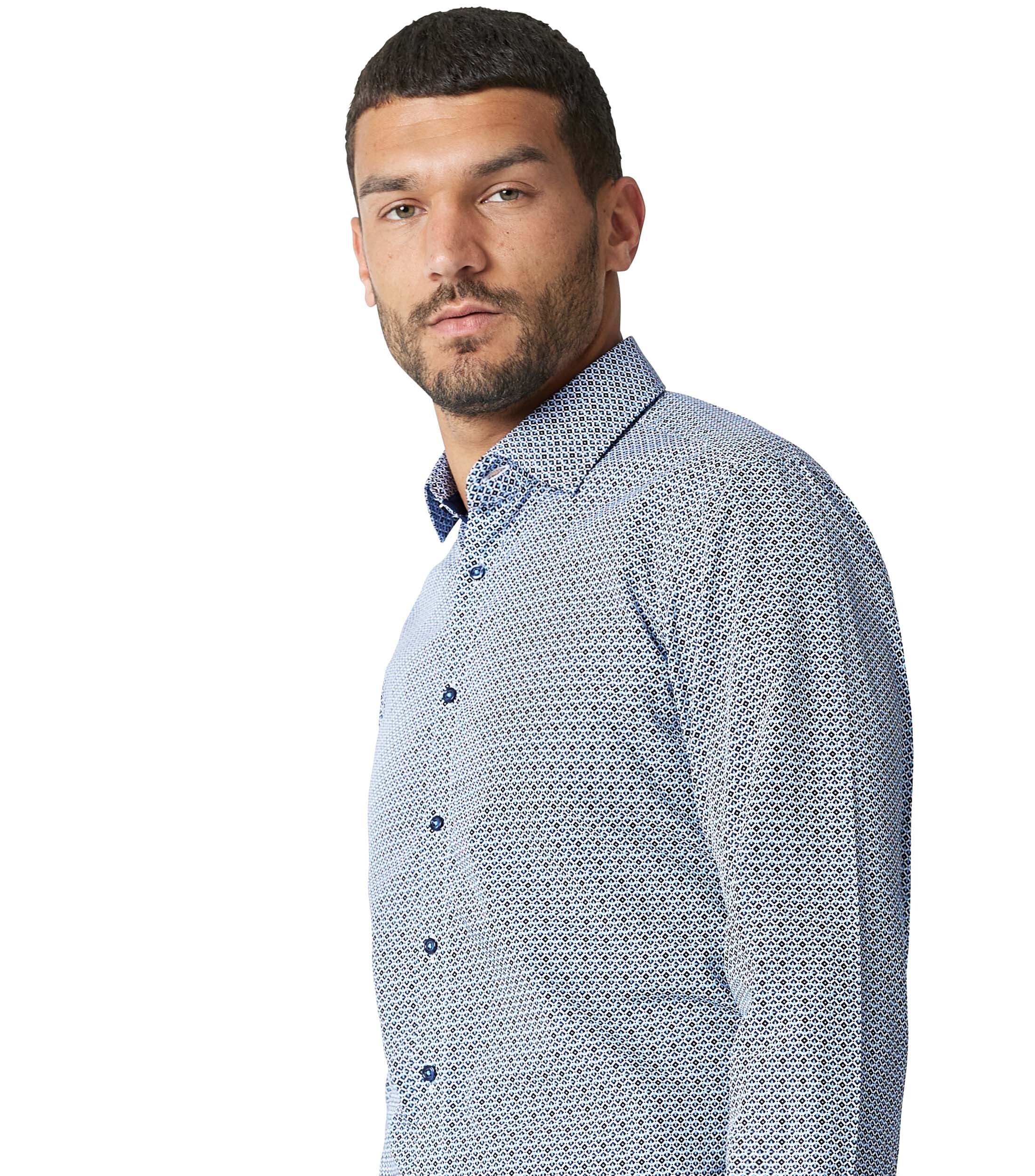 VENTI Businesshemd "VENTI Businesshemd extra langer Arm 72cm Print" günstig online kaufen