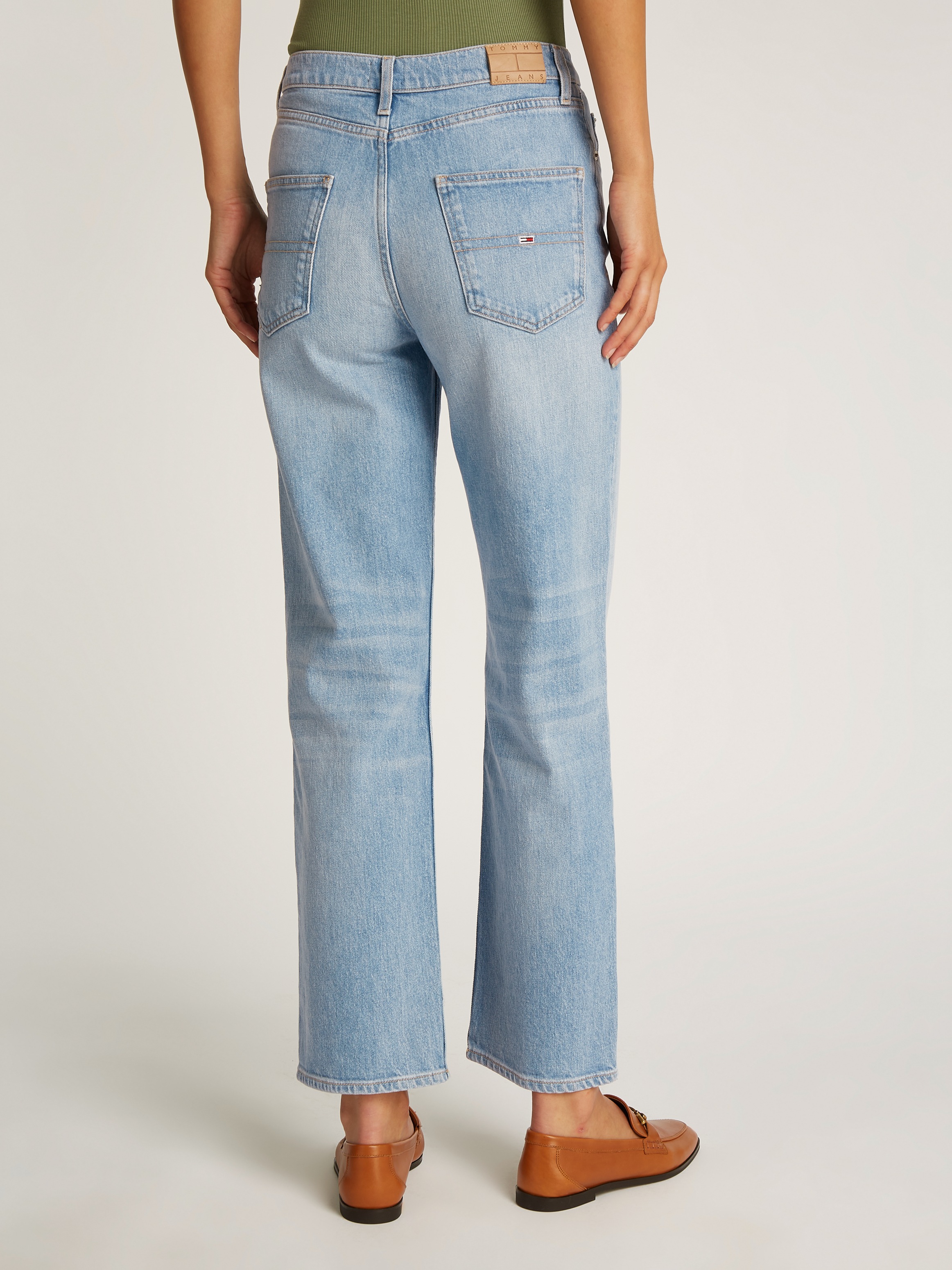Tommy Jeans Straight-Jeans "LAYLA HR SLIM STR", in Knöchellänge günstig online kaufen