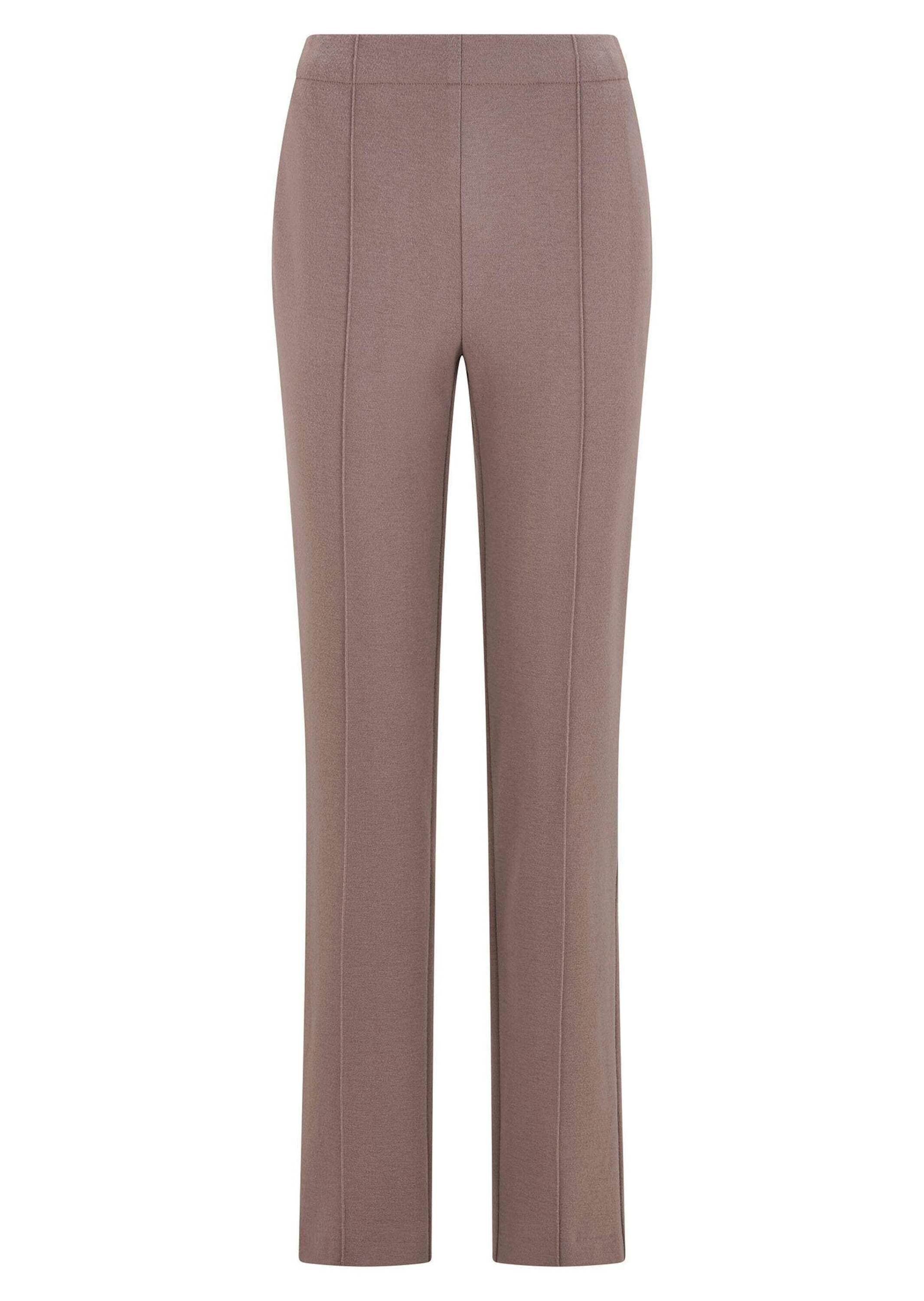 GOLDNER Schlupfhose "Kurzgröße Jerseyhose CARLA aus Flanell" Eingriffstaschen an den Seiten