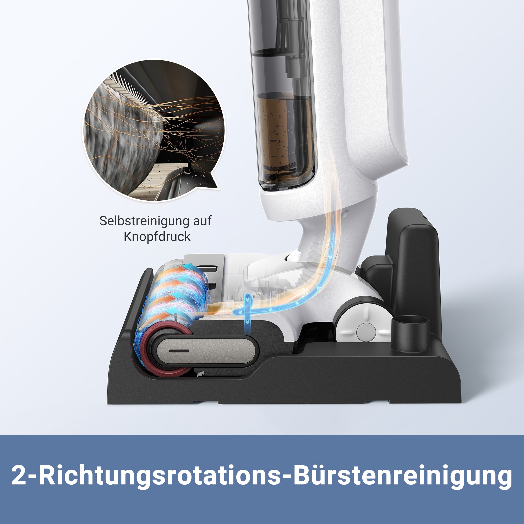 Mova Nass-Trocken-Sauger »Mova K20«, intelligente Schmutzerkennung und Saugkraftanpassung
