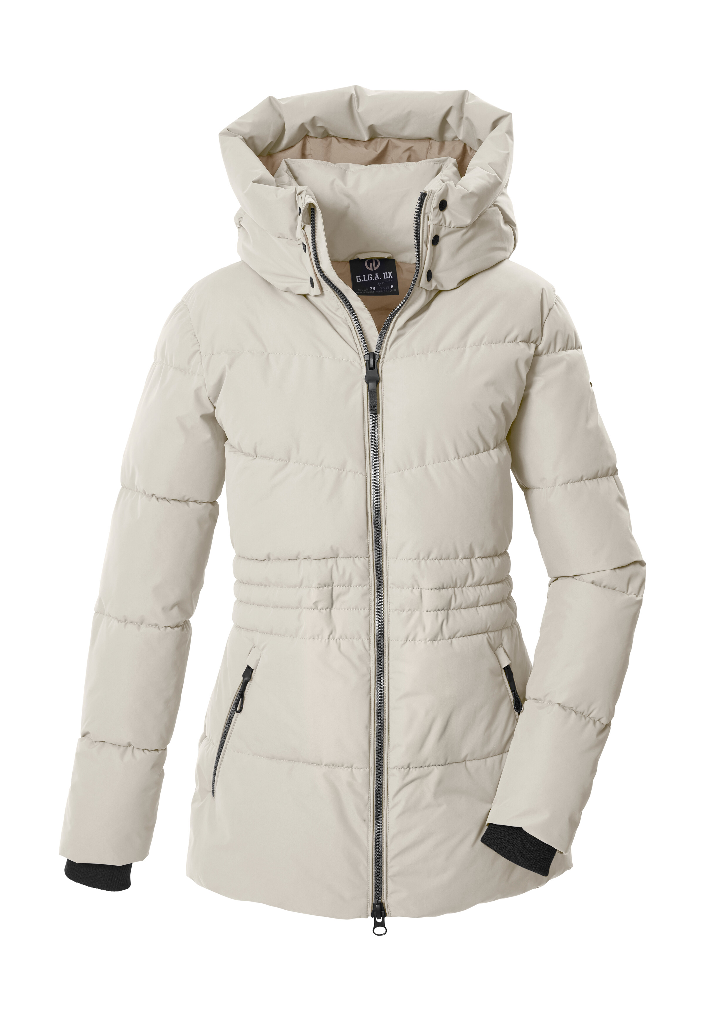 G.I.G.A. DX by killtec Steppjacke "GW 11 WMN QLTD JCKT" Winddichte, wasserabweisende Steppjacke mit regulierbarer Kapuze