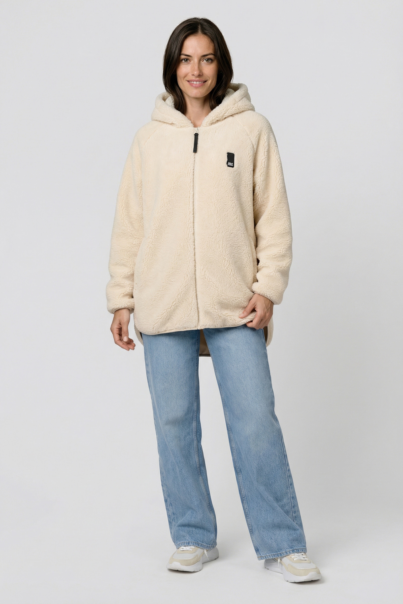Alife & Kickin Sweatjacke »Damen DominiqueAK T Übergangsjacke, Jacke« leichte Kuschel-Jacke mit Stehkragen und Rei§verschluss