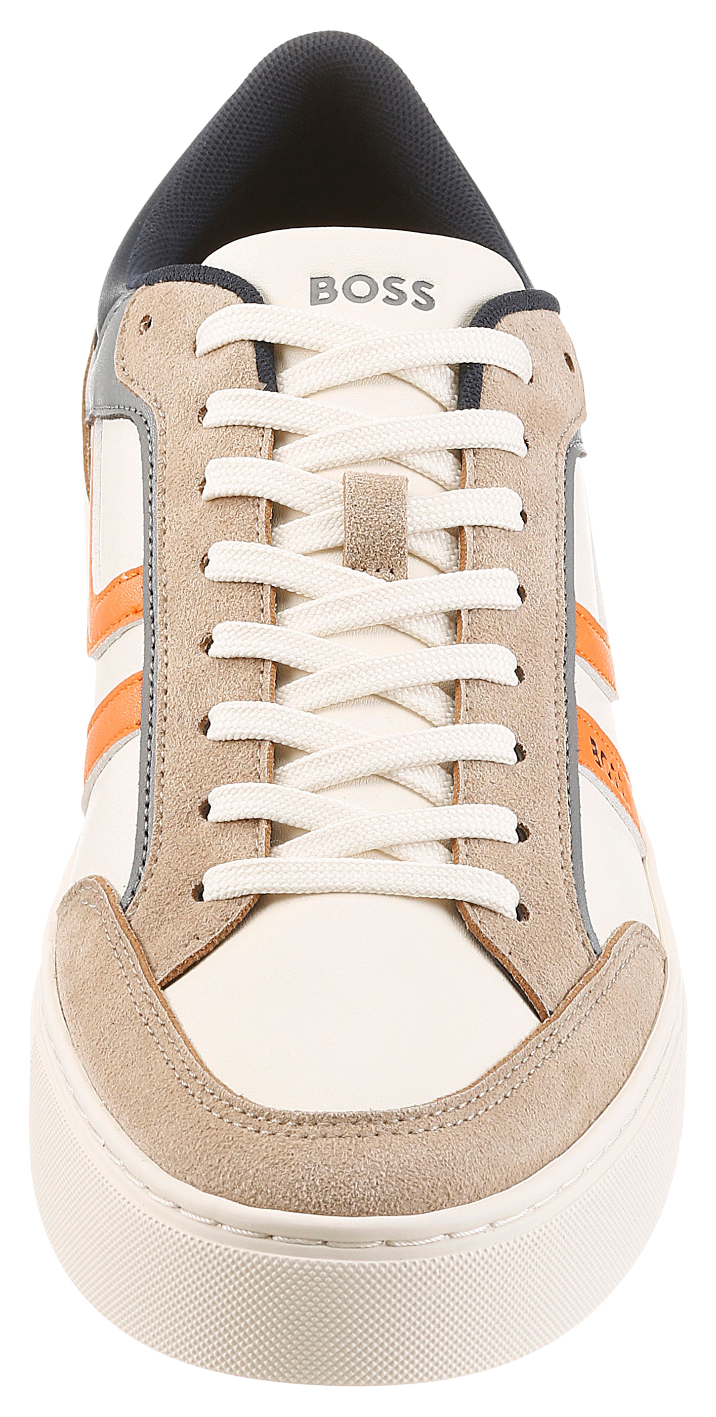 BOSS ORANGE Sneaker »Rhys_Tenn_pumi«  Freizeitschuh, Halbschuh, Schnürschuh mit farbigen Besätzen