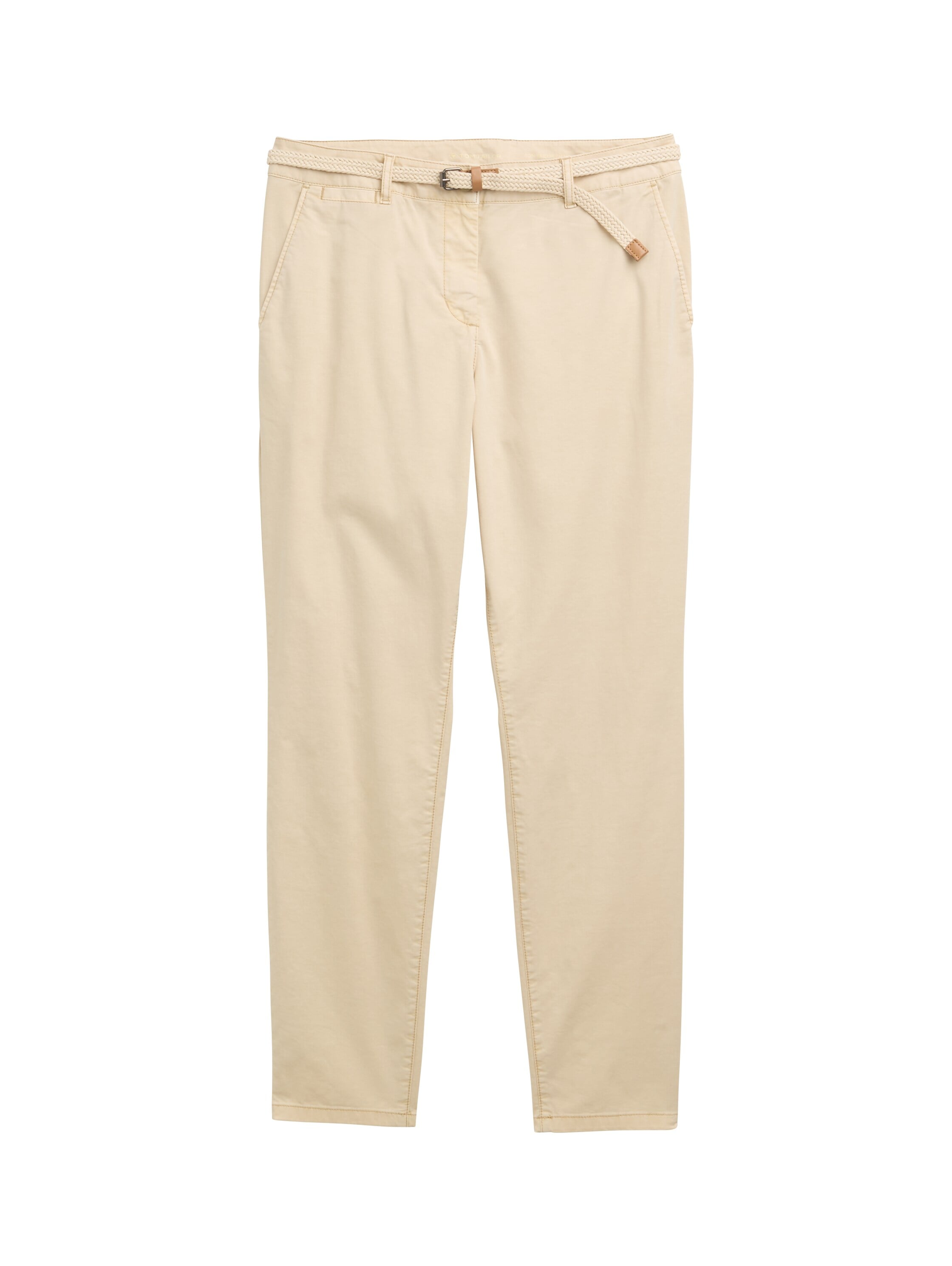 TOM TAILOR Chinohose, mit Gürtel