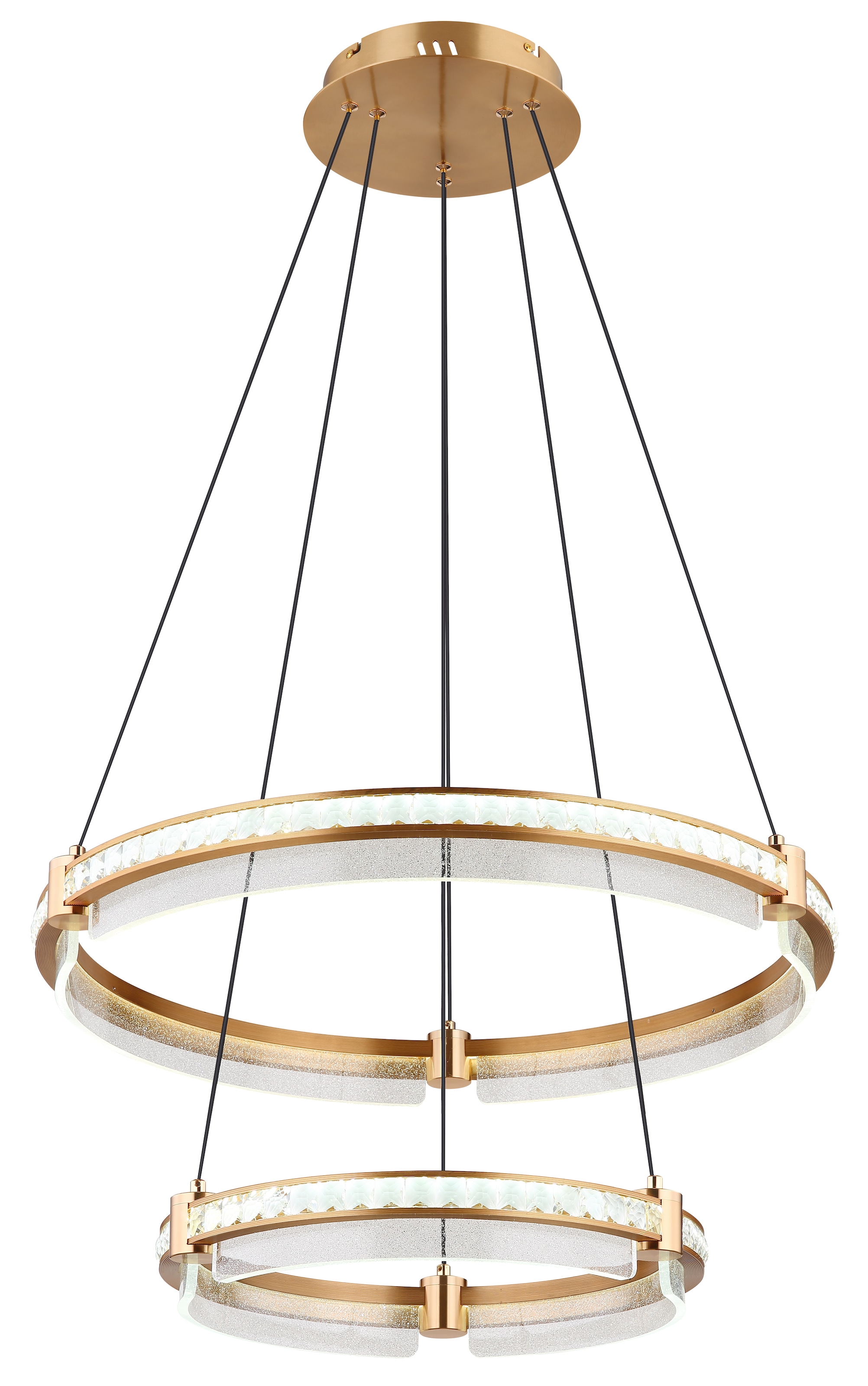 GLOBO LIGHTING LED Pendelleuchte »BLONDIE«, Leuchtmittel LED-Modul | LED fest integriert, Hängelampe/Hängeleuchte/Wohnzimmer/Esstisch/elegant