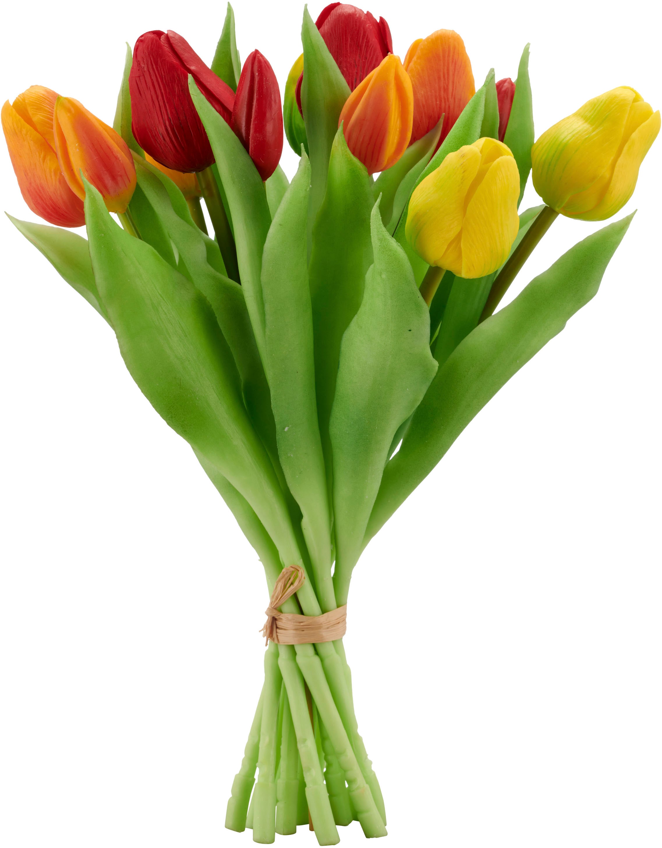 Creativ green Kunsttulpe "Tulpenbund" aus 12 Einzelstielen