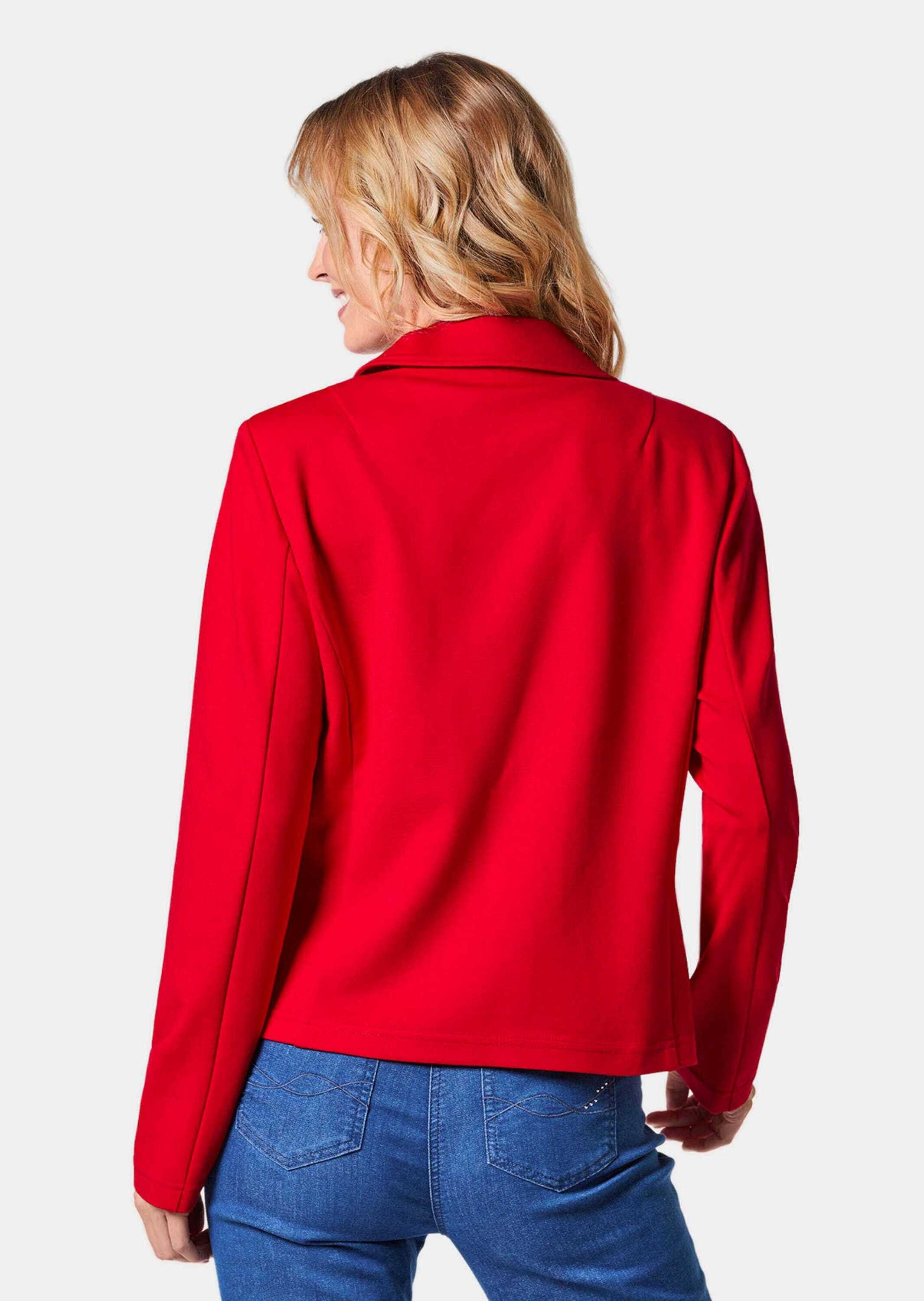 GOLDNER Kurzjacke »Leichte Jacke mit Stehkragen in rot«