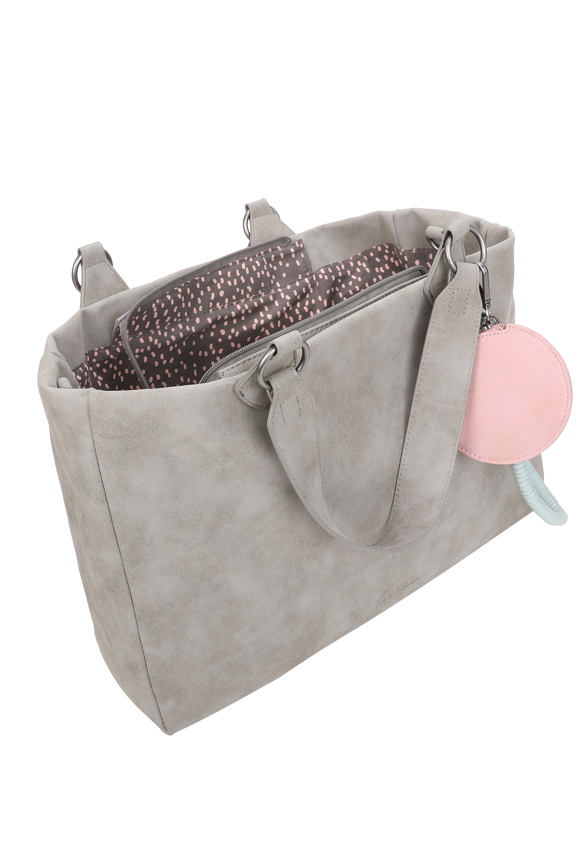 Fritzi aus Preußen Henkeltasche »Izzy Vintage«, mit Taschen-Anhänger und Schlüsselschlange