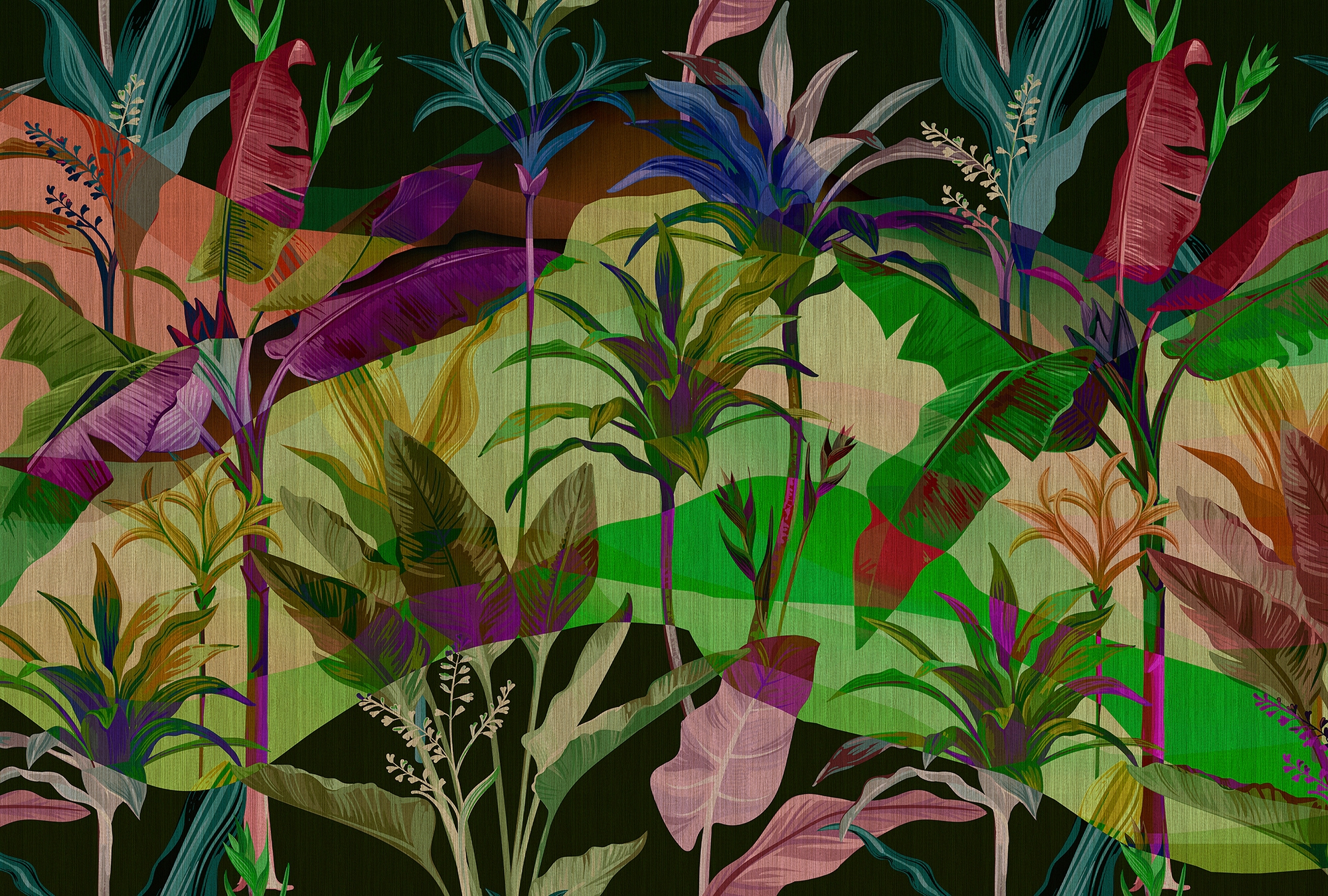 living walls Fototapete "Walls by Patel Palmyra" glatt Vlies, Wand