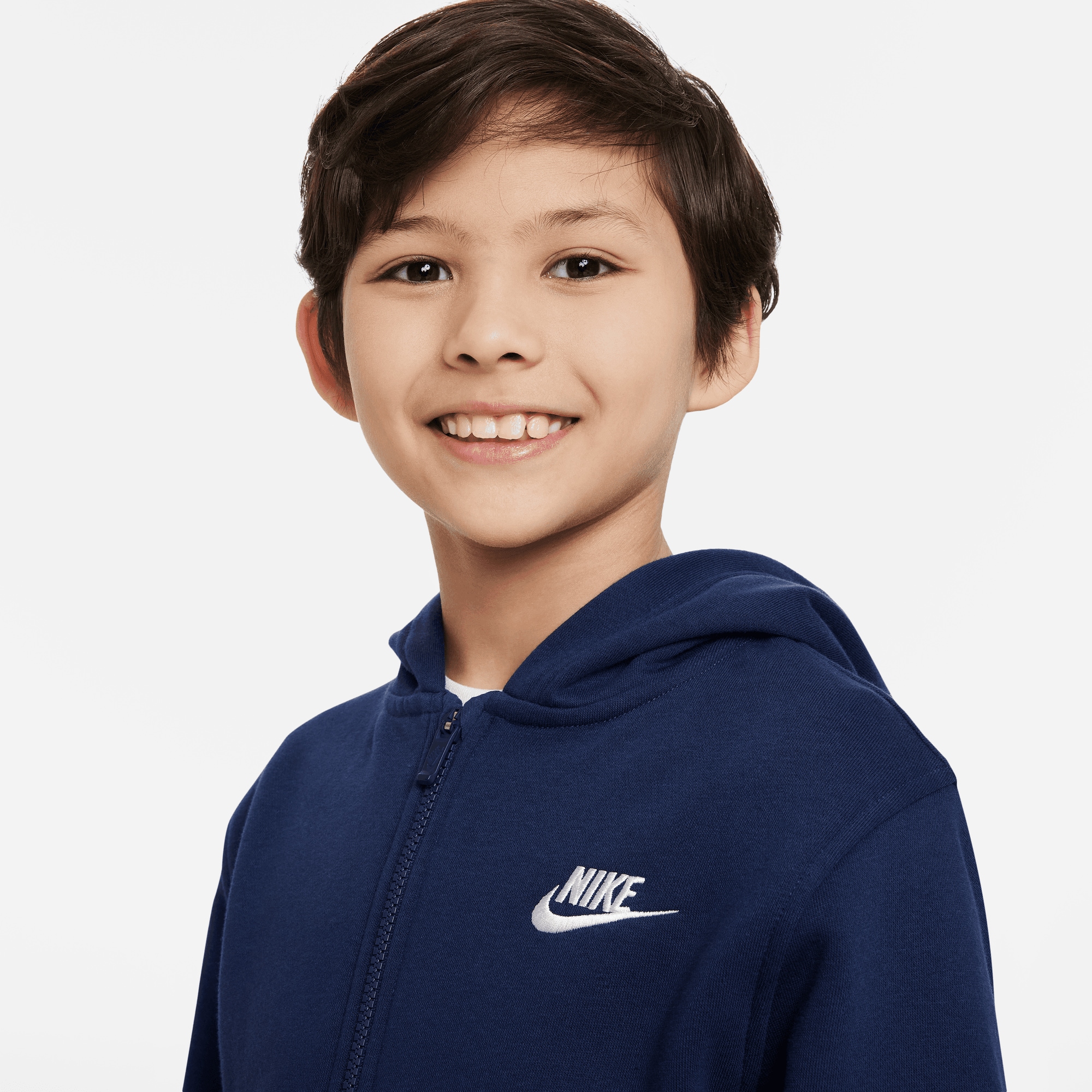 Nike Sportswear Kapuzensweatjacke »CLUB FLEECE BIG KIDS' FULL-ZIP HOODIE«