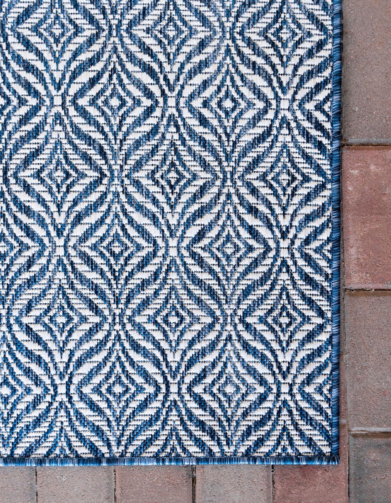Myflair Möbel & Accessoires Teppich »Outdoor Crosses Lagerräumung«, rechteckig, 4 mm Höhe, Flachgewebe, In- und Outdoor geeignet