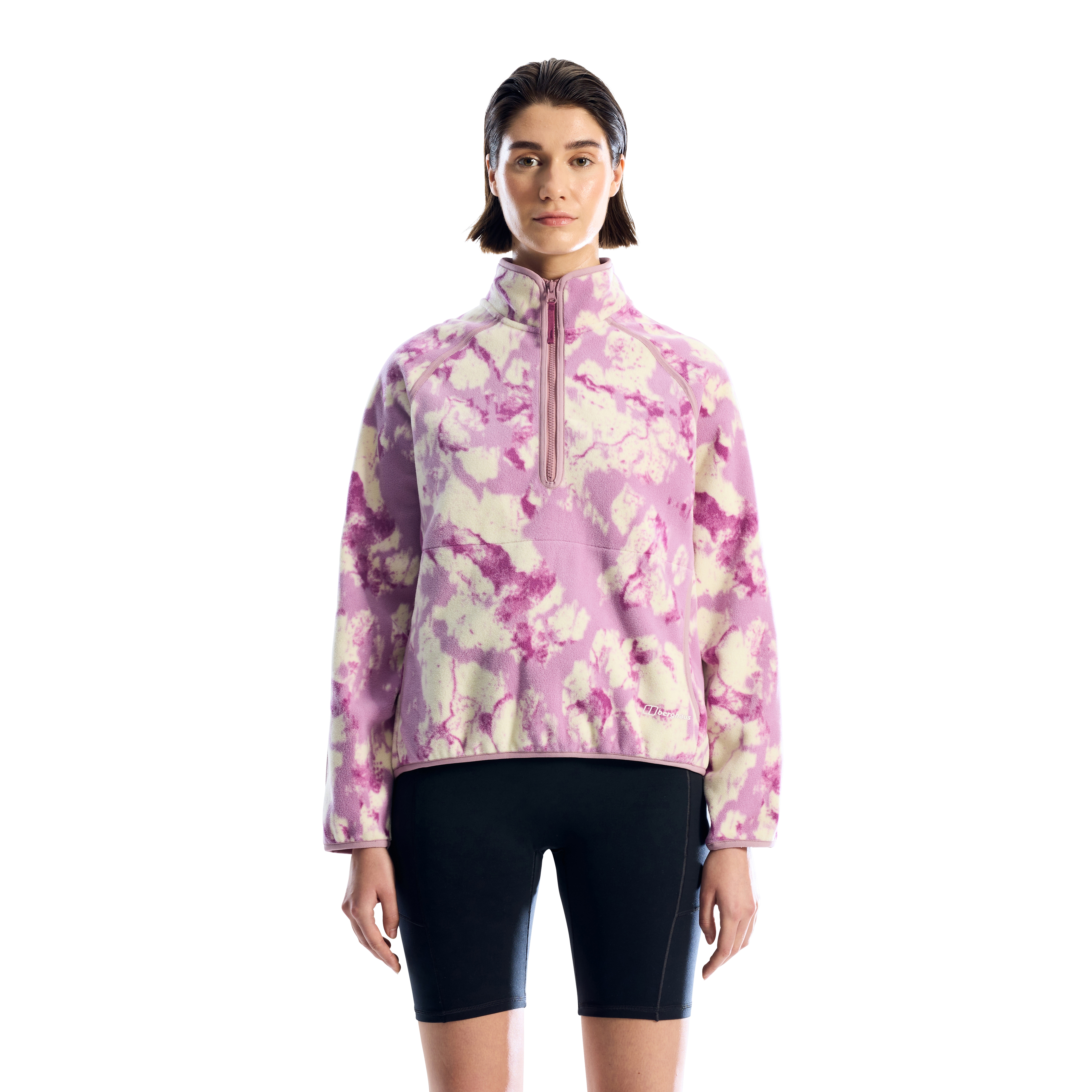 Berghaus Strickfleece-Pullover "BAMBURGH HZ FLEECE AF" mit Rundhalsausschnitt, Langarm, atmungsaktiv, schnell trocknend