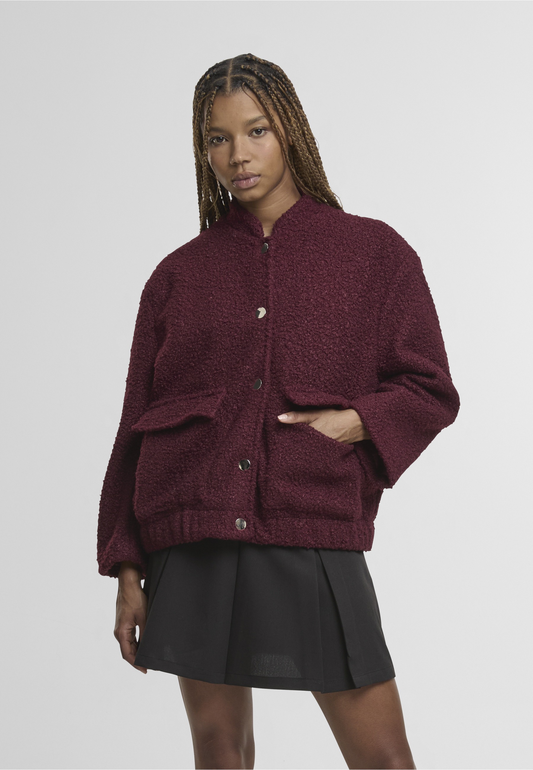 ESTELOU Allwetterjacke »ESTELOU Teddy jacket« 1 Stk. tlg. ohne Kapuze