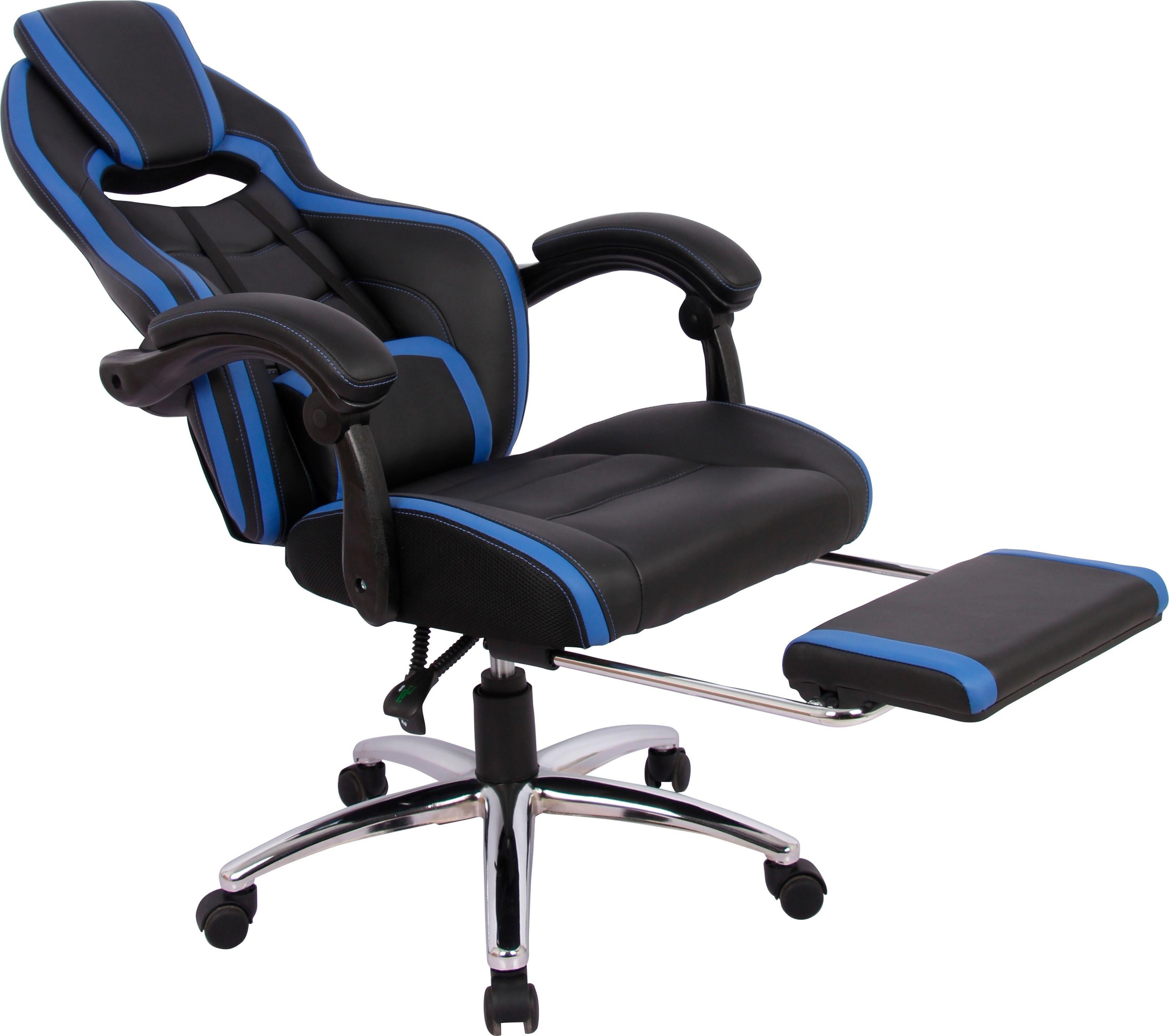 Chefsessel BAUR INOSIGN mit Funktionen ausziehbarer ergonomischen vielen »Sprinta Fußstütze,«, Kunstleder, gepolstert 1, Gaming-Stuhl | komfortabel mit