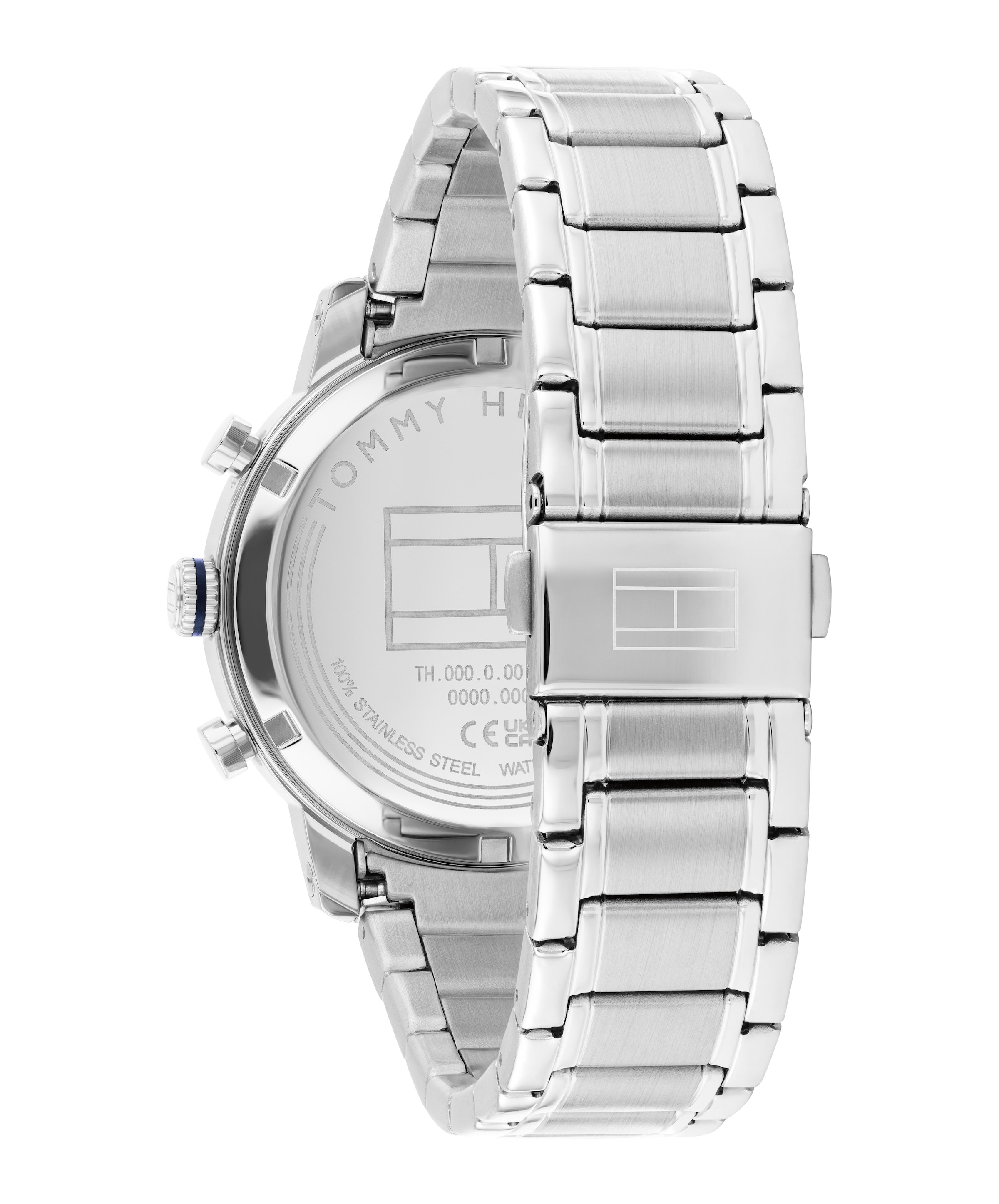 Tommy Hilfiger Multifunktionsuhr »TH-OXFORD« Quarzuhr, Armbanduhr, Herrenuhr, Edelstahlarmband, analog