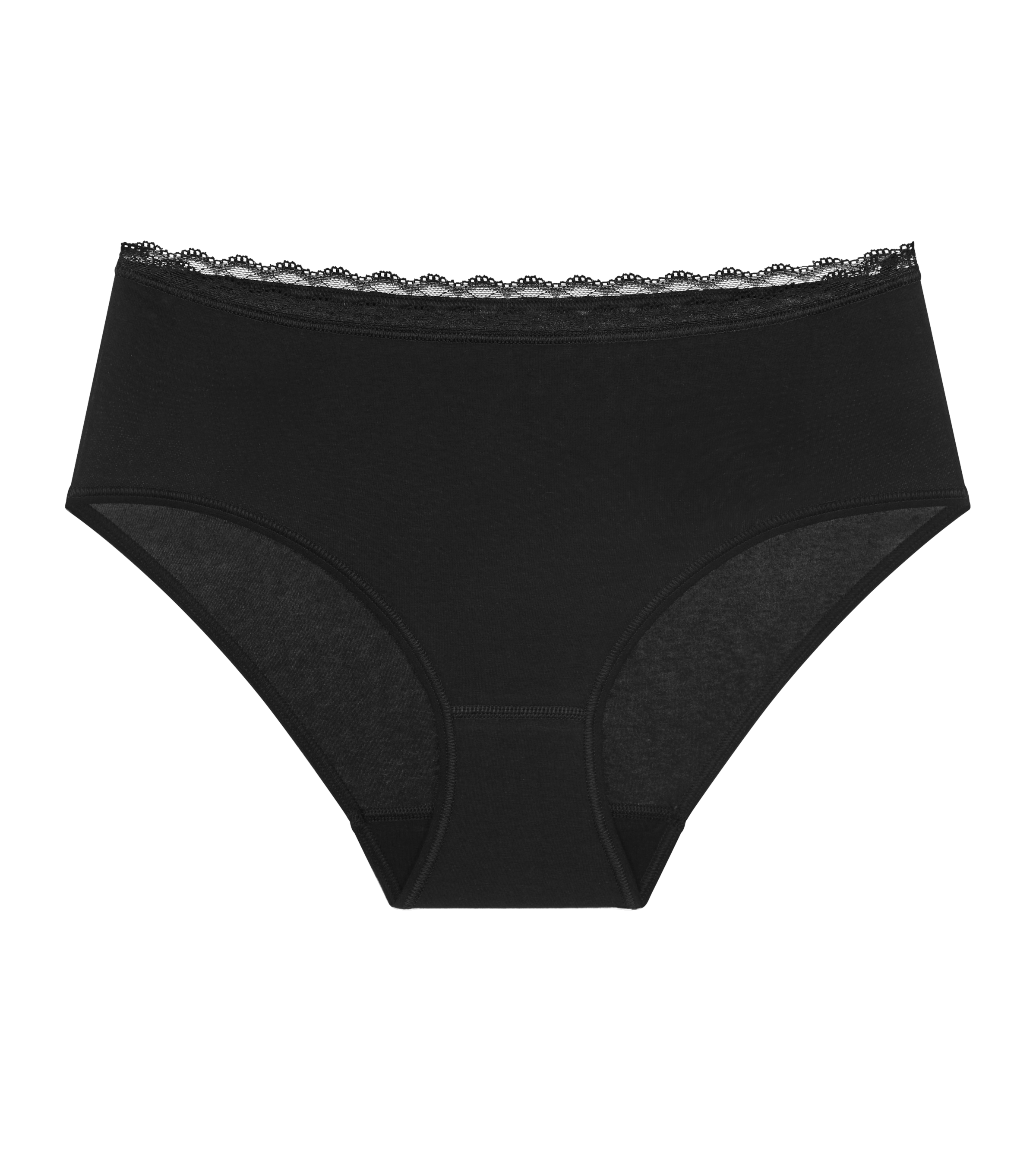 Triumph Midislip »Feel Of Cotton« 2er Pack,  weich, ohne Seitennaht, schmales Spitzenband