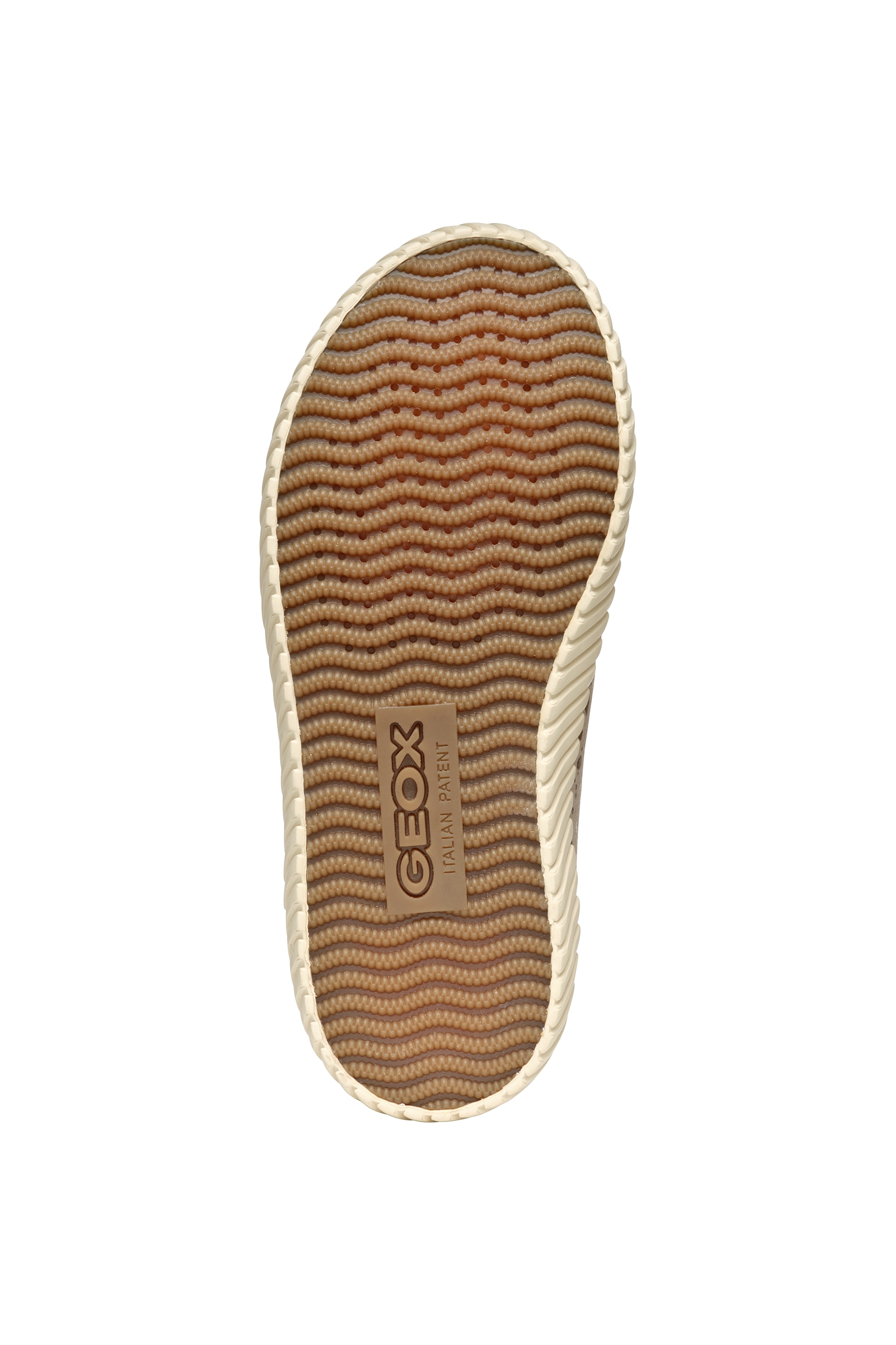 Geox Sneaker »J MIRROLESS GIRL«, Schnürboots mit Warmfutter, Größenschablone zum Download