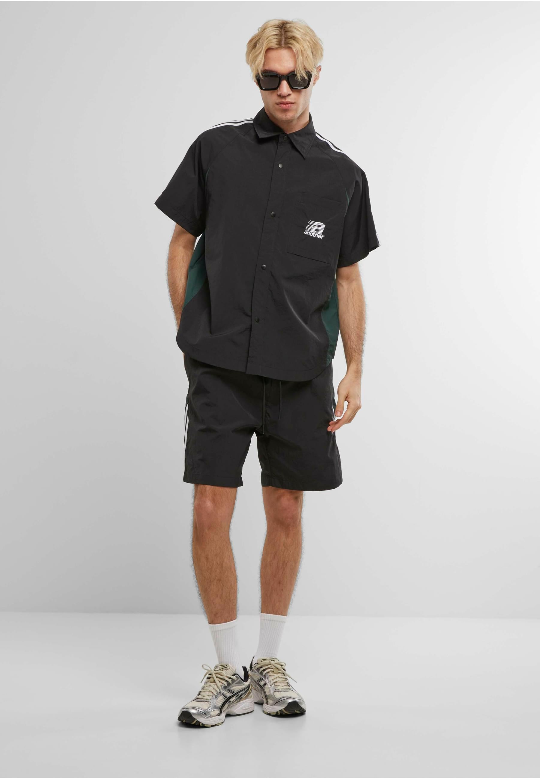 Another Cotton Lab Langarmhemd »Another Cotton Lab Sporty Short Sleeve Shirt«, (1 tlg.)