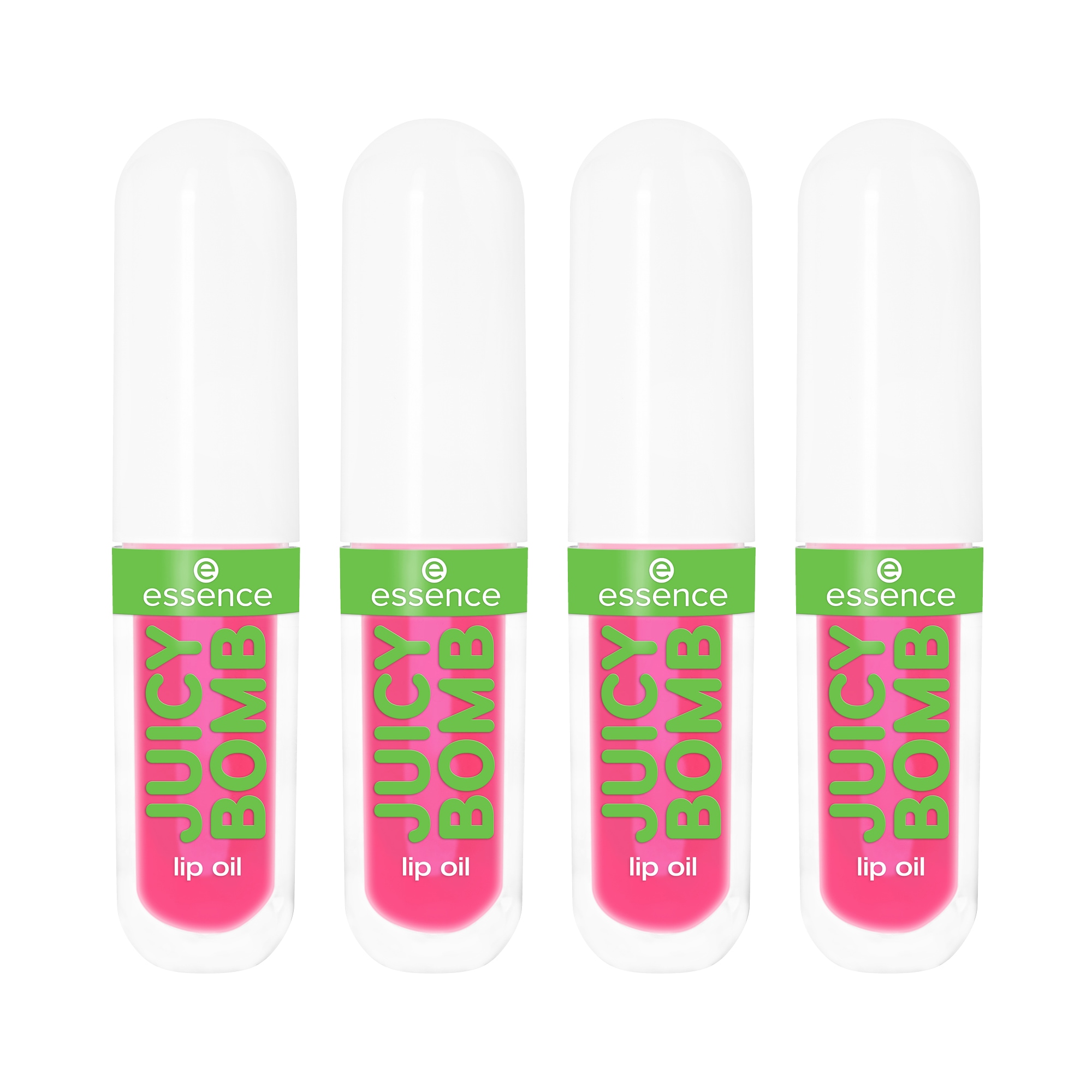 Essence Lipgloss »JUICY BOMB PARTY JUMBO« Ultraglänzendes Finish, transparente Textur, Litschi-Duft, vegan.