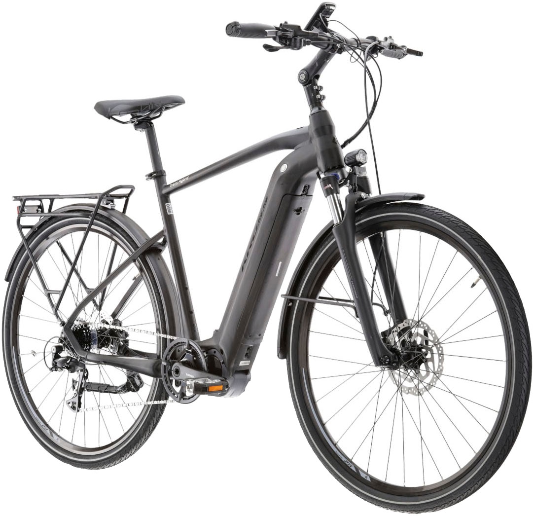 Kross E-Bike »E-Trekkingrad Trans Hybrid 4.0 28 Zoll schwarz«, 9 Gang, Shimano, Acera T3000, Mittelmotor 250 W
