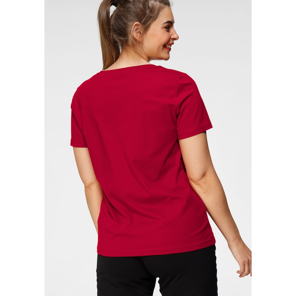 H.I.S T-Shirt »Essential-Basics«, (Spar-Set, 3er-Pack), Große Größen