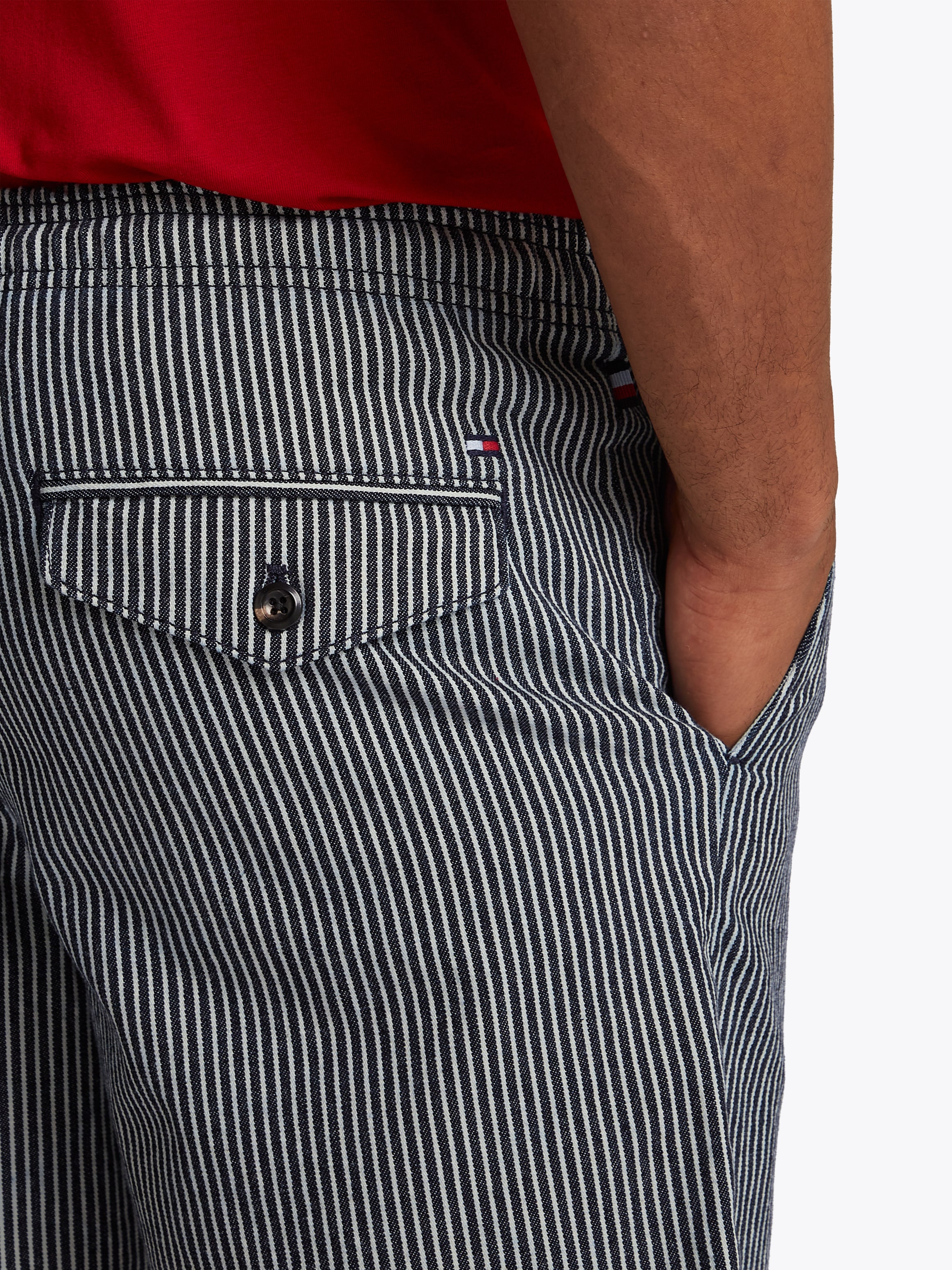 Tommy Hilfiger Shorts »HARLEM STRIPE SHORT«, fein gestreift
