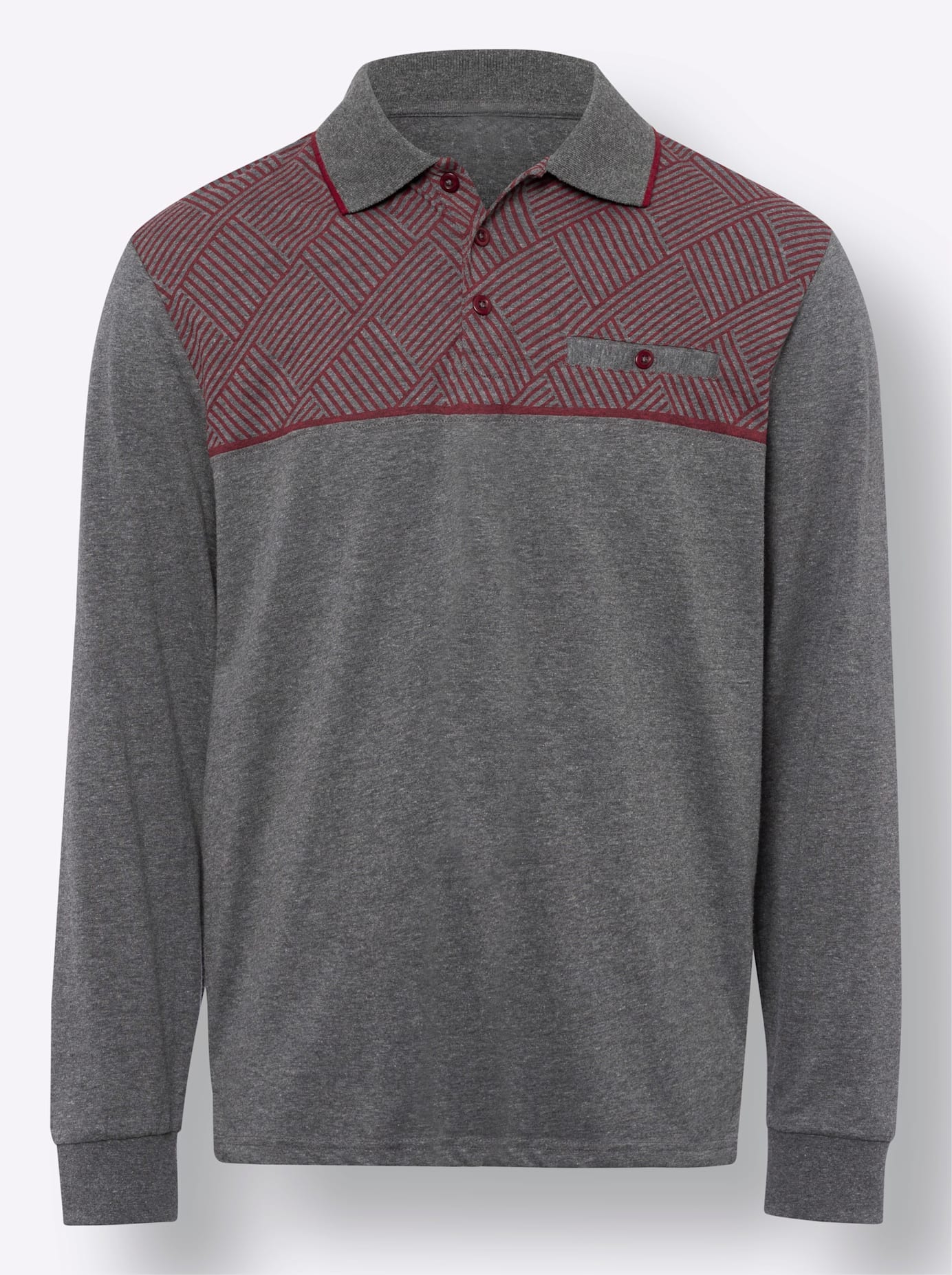 Classic Poloshirt »Langarm-Poloshirt«, (1 tlg.)