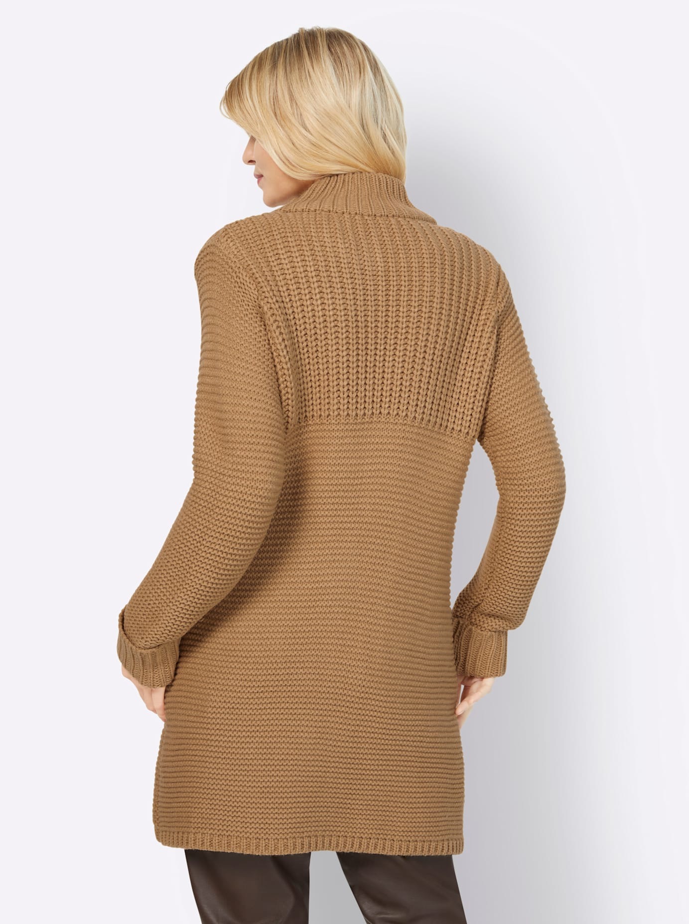 HEINE Long Cardigan Women Camel 42 2
