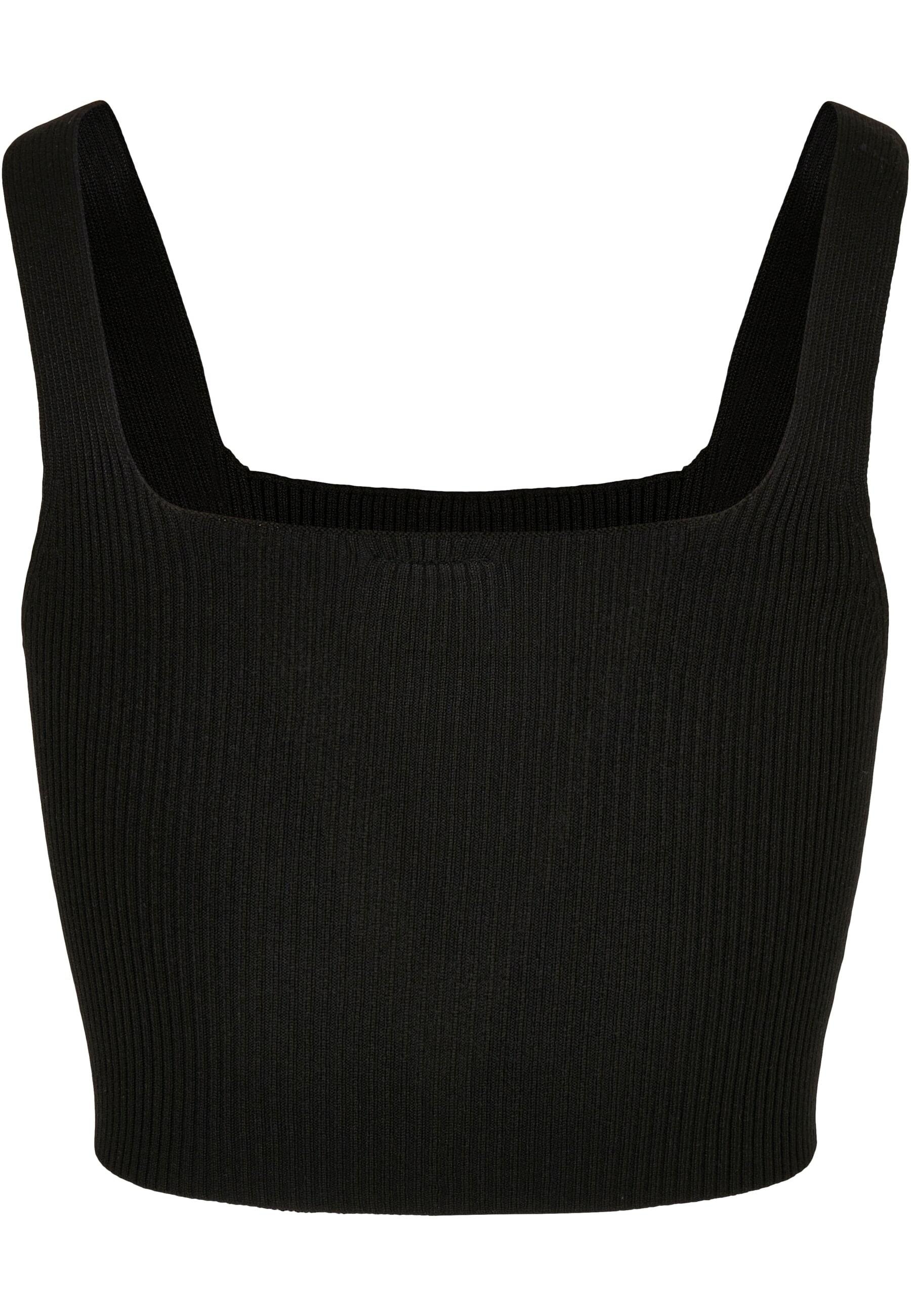 URBAN CLASSICS Muskelshirt »Urban Classics Damen Ladies Cropped Knit Top«, (1 tlg.)