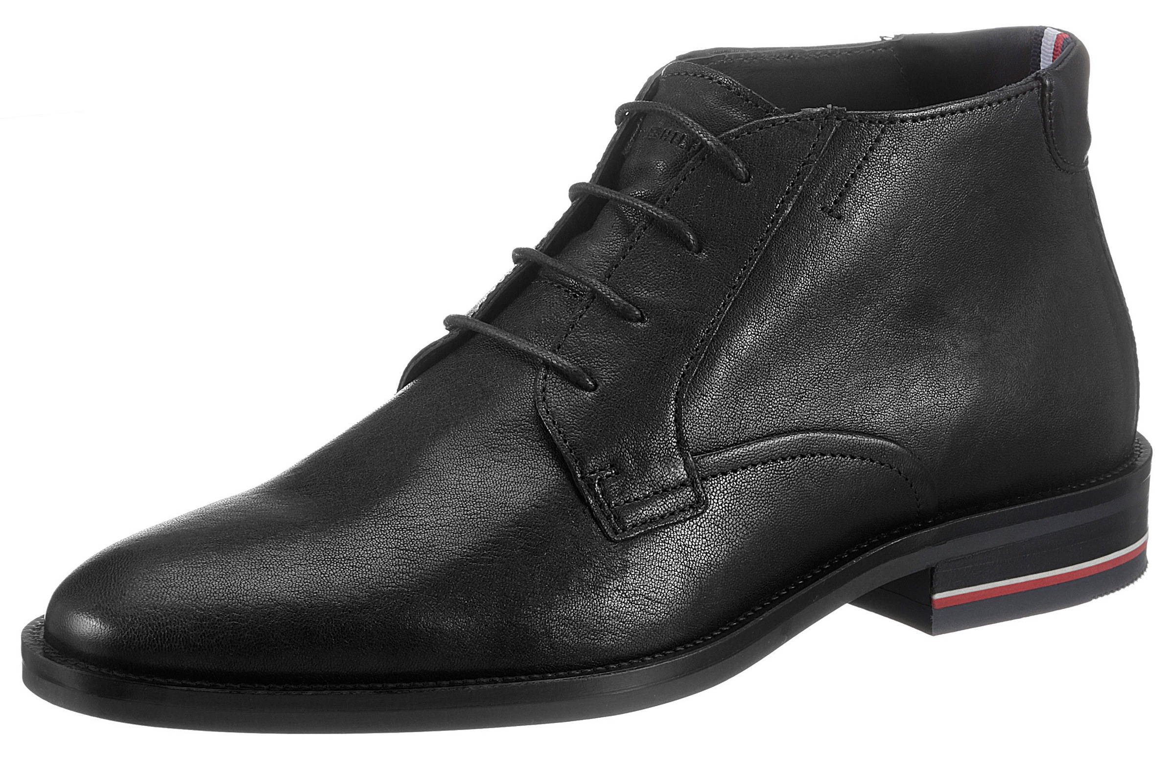 Tommy Hilfiger Schnürstiefelette »SIGNATURE HILFIGER LEATHER BOOT«, mit Tommy Streifen... kaufen