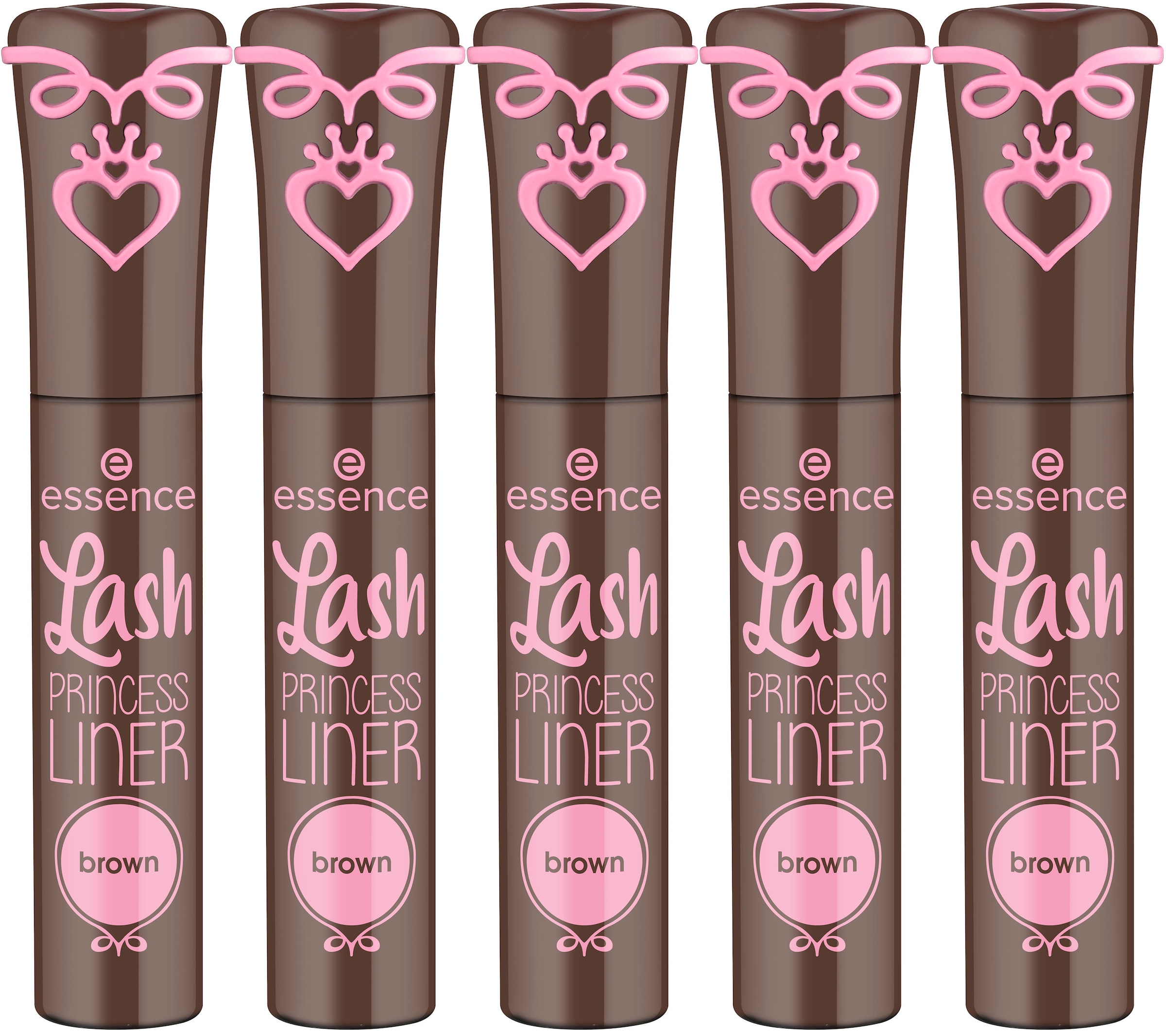 ESSENCE Damen Eyeliner "Lash PRINCESS LINER", braun, Augen-Kosmetika, mit Filzapplikator